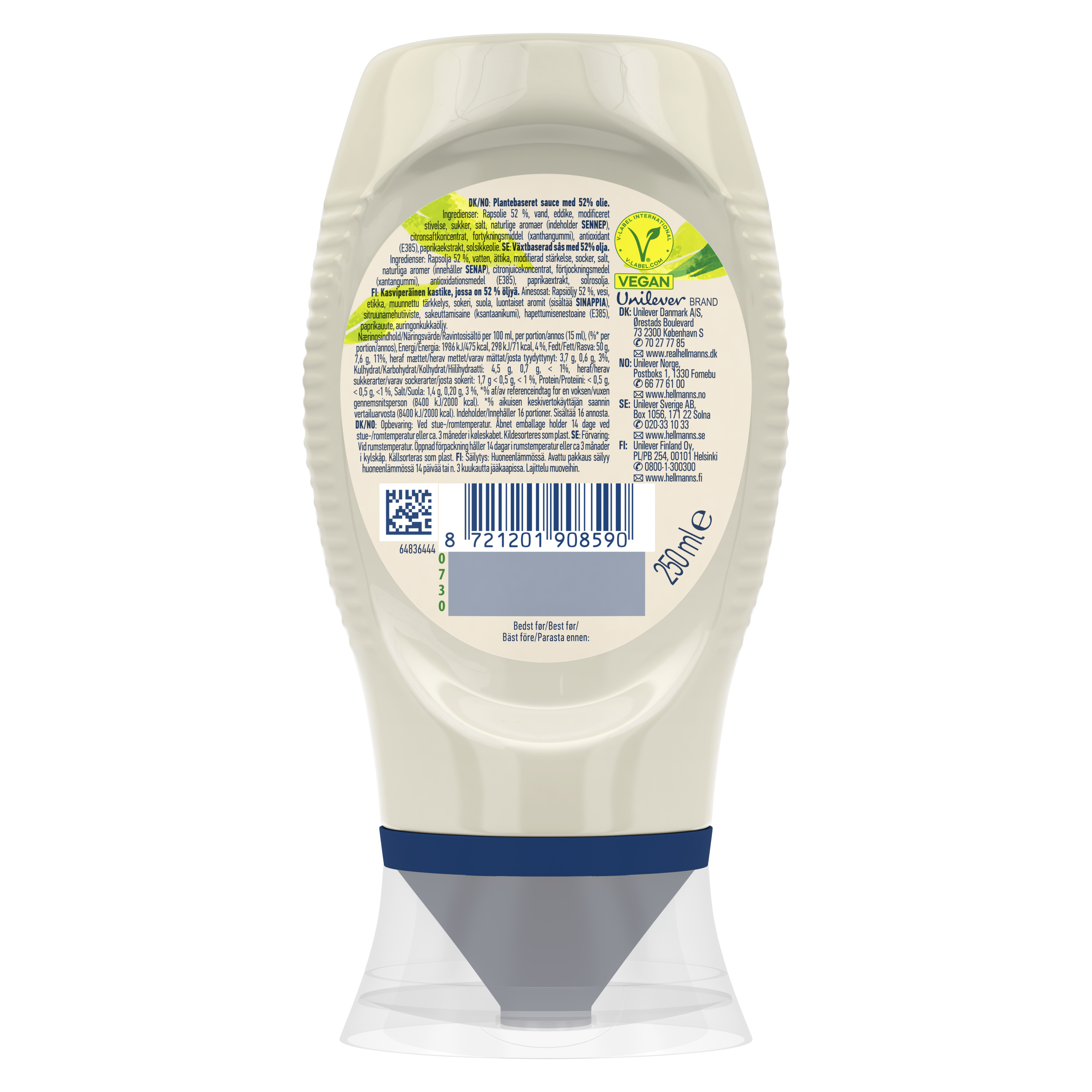 Hellmann's Kasvipohjainen Majoneesi 250 ml