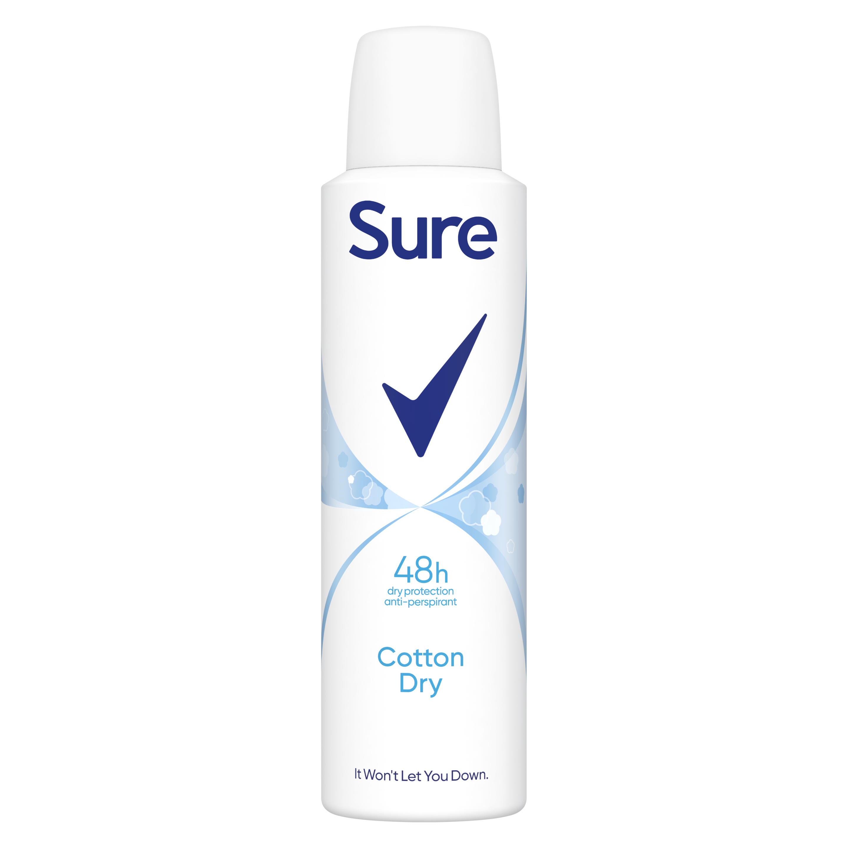 Sure Women Cotton Dry Antiperspirant Deodorant 250ml packshot