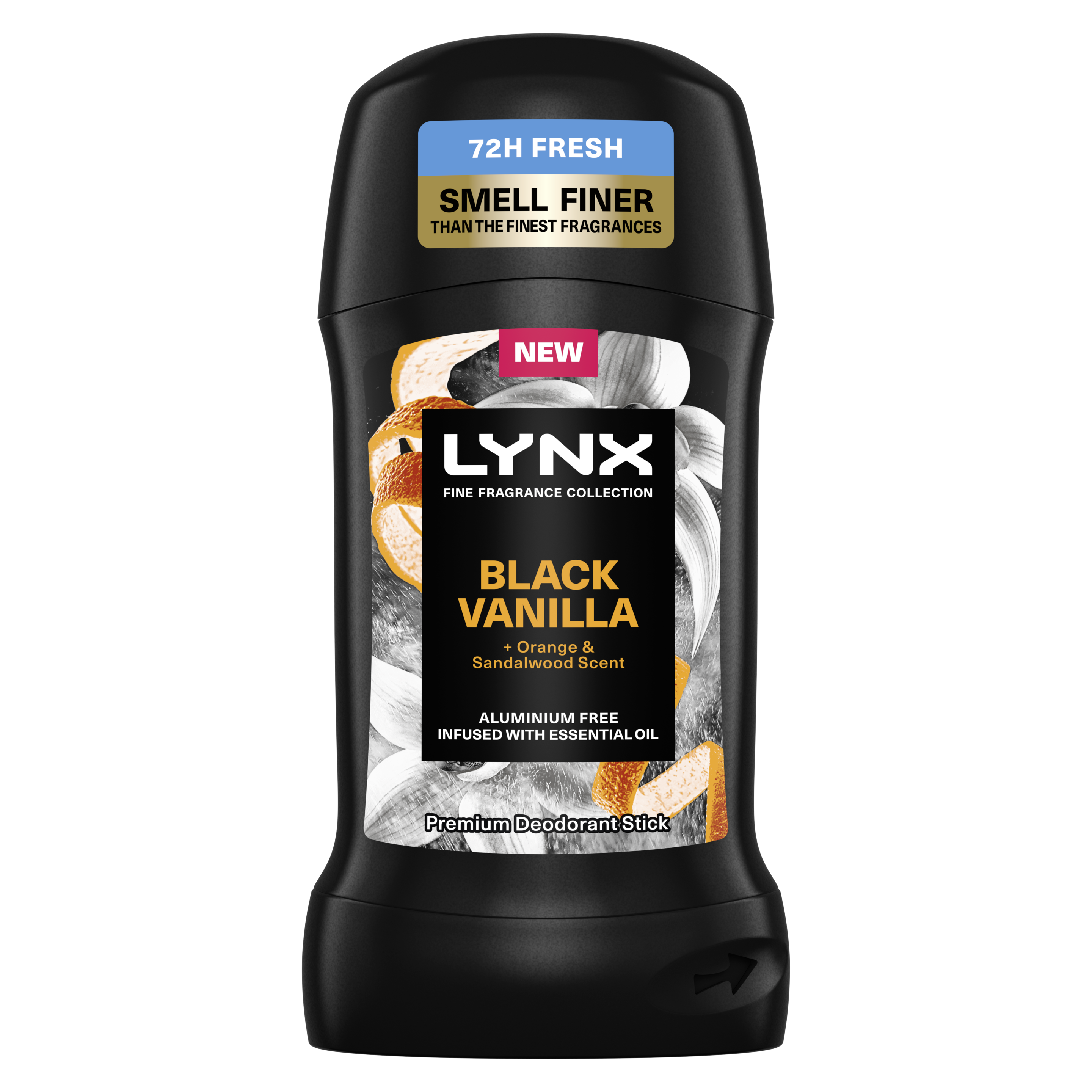 Lynx Black Vanilla Premium Deodorant Stick packshot