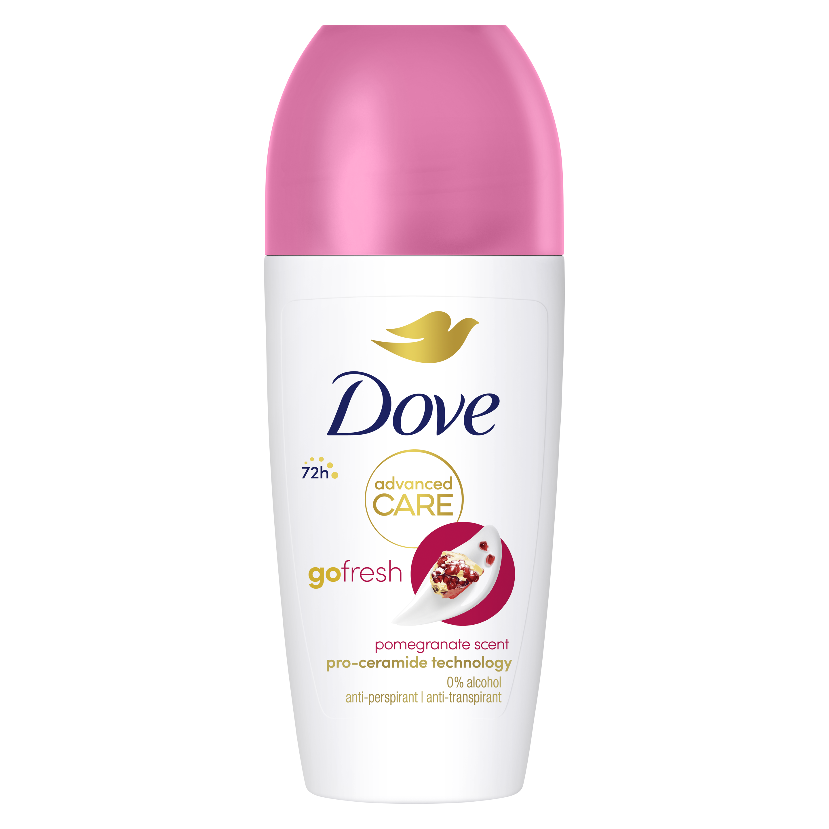 Go Fresh Pomegranate Antiperspirant Deodorant Roll-On – Dove packshot