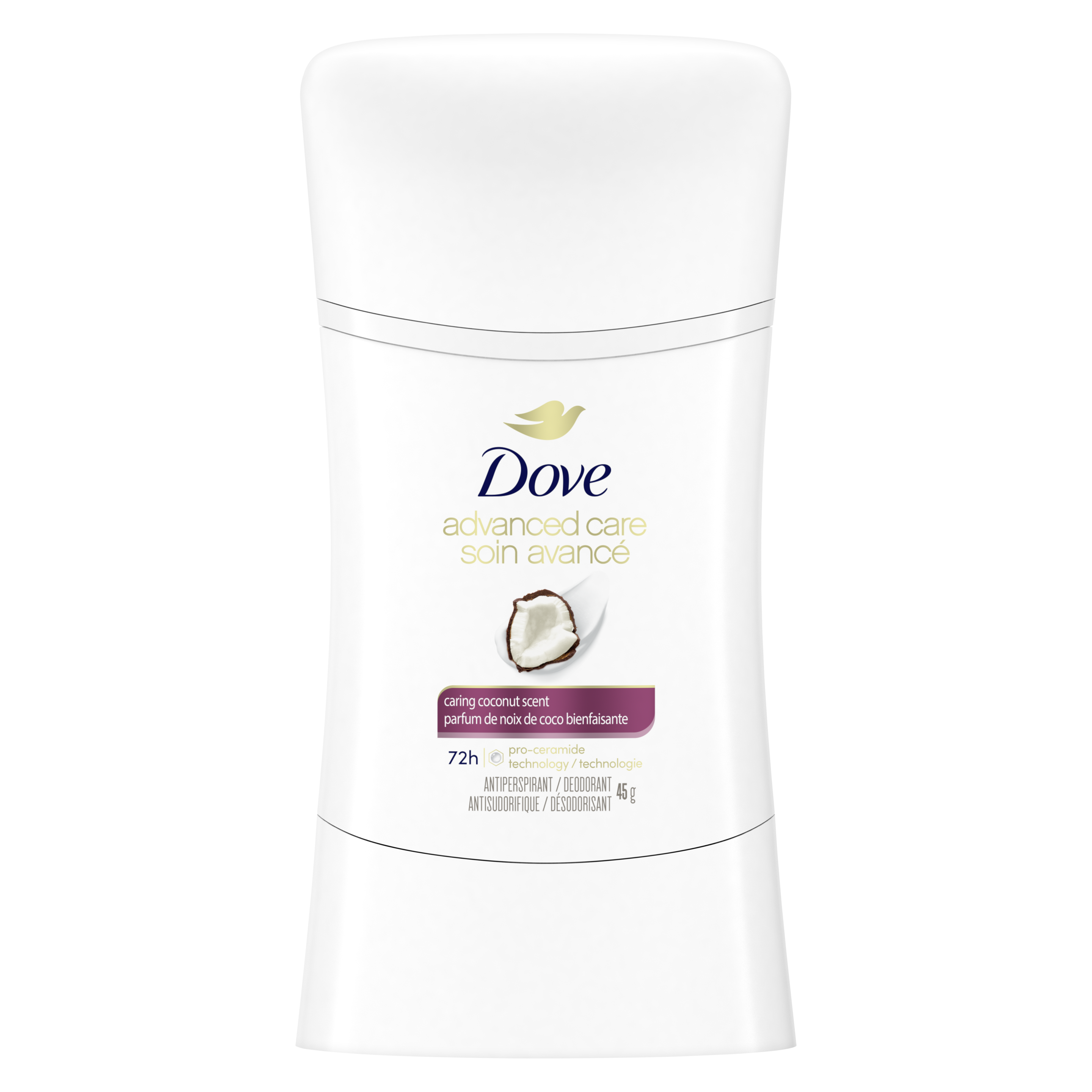 Advanced Care Antiperspirant Stick Caring Coconut Scent 45g