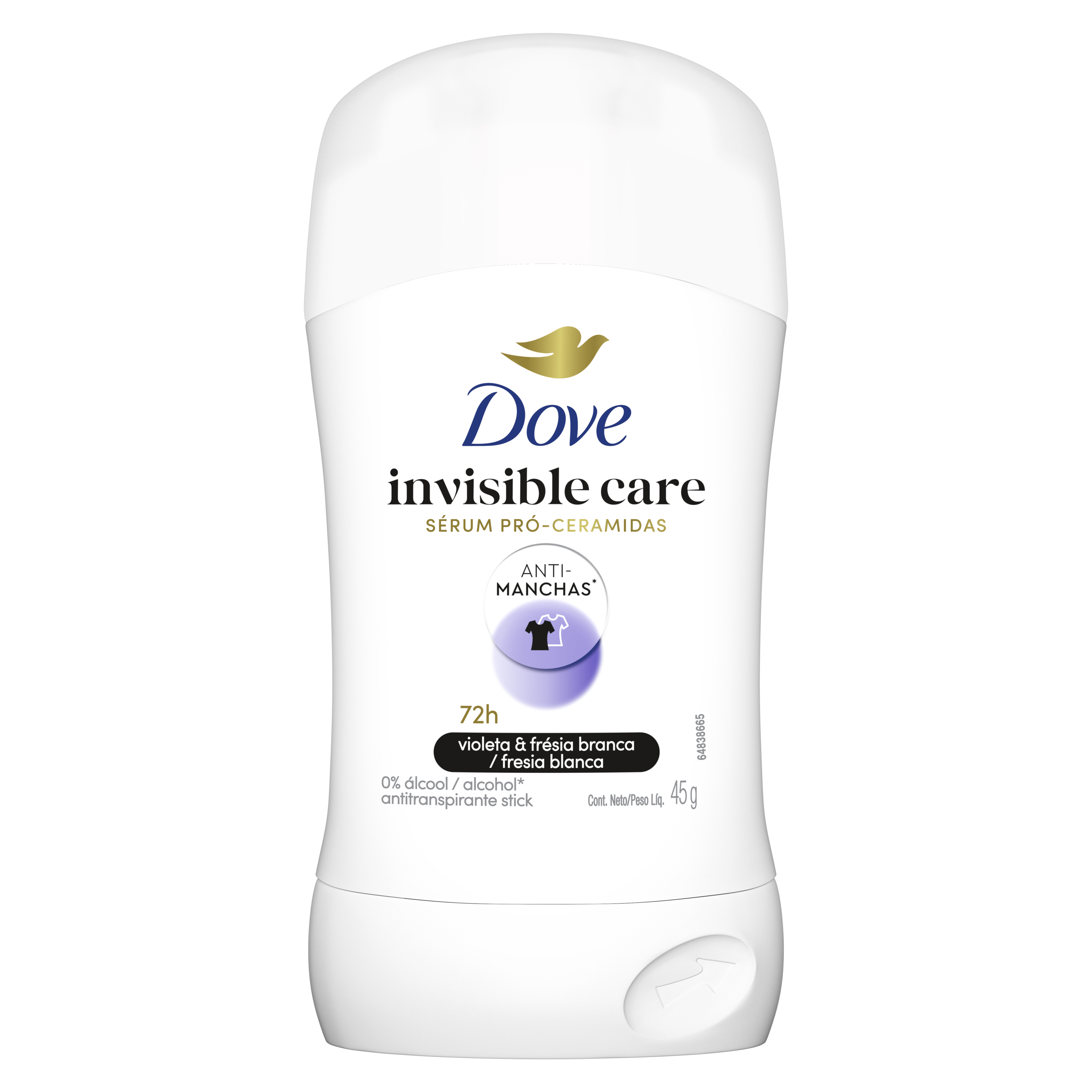 Desodorante Antitranspirante Stick Invisible Dry 45g