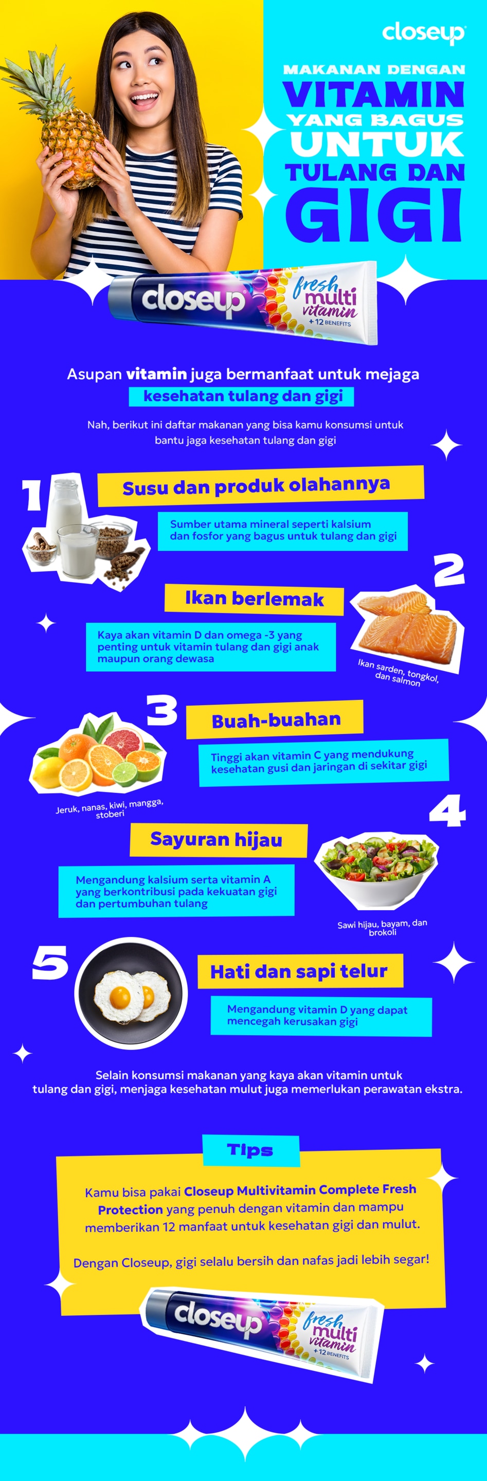 Vitamin yang Baik untuk Tulang dan Gigi