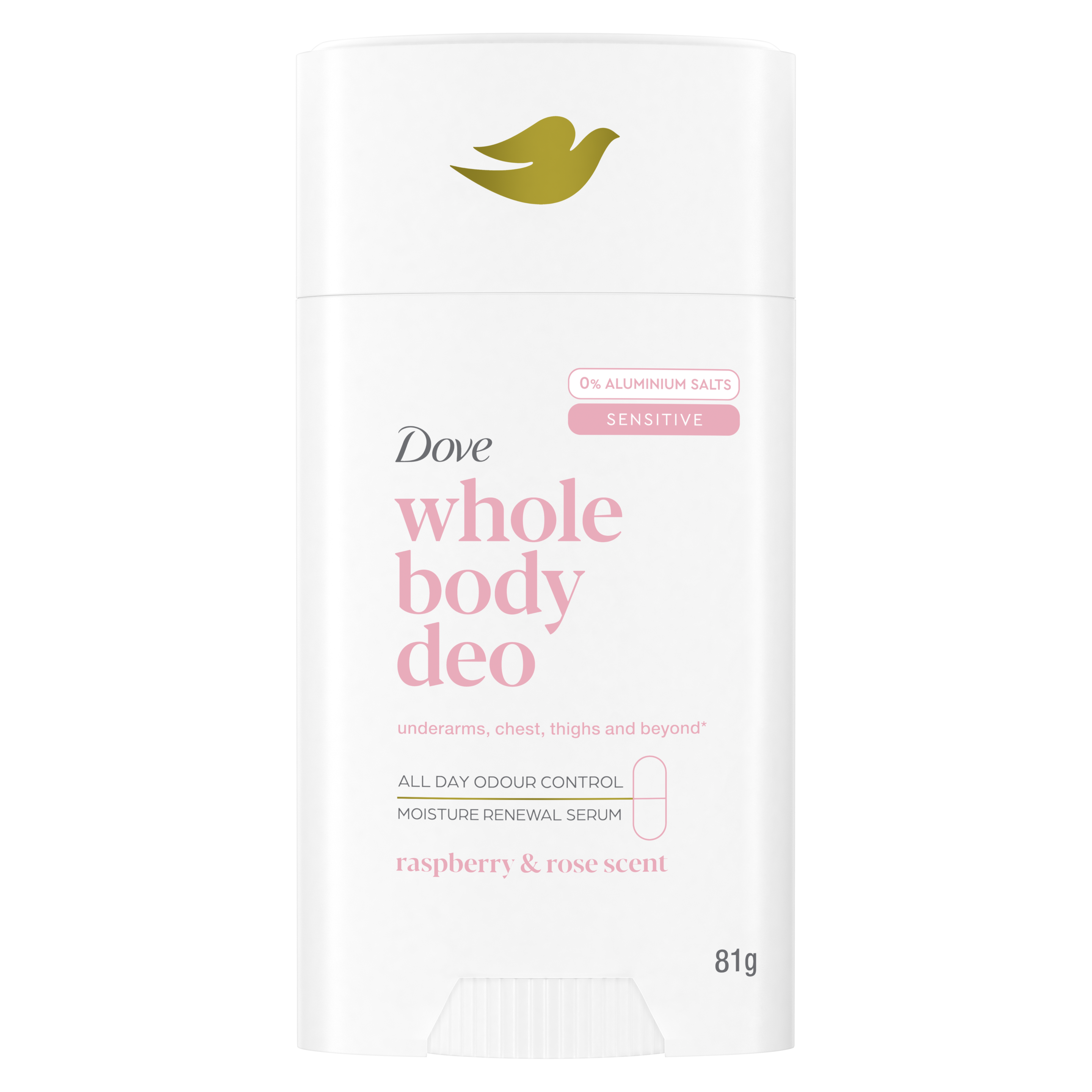 Women's Raspberry & Rose Whole Body Deodorant Stick 81g