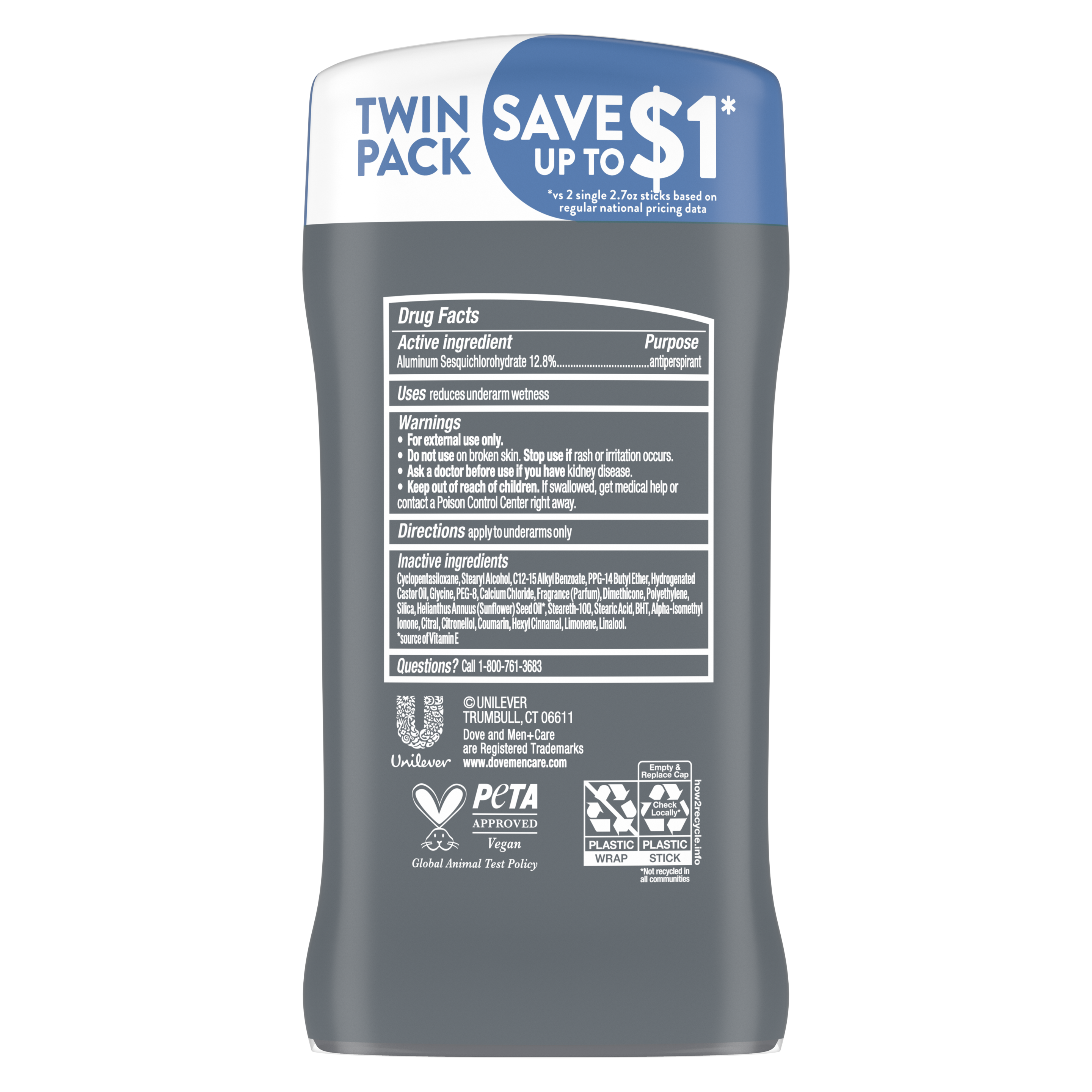 Men+Care Clean Comfort Antiperspirant Stick