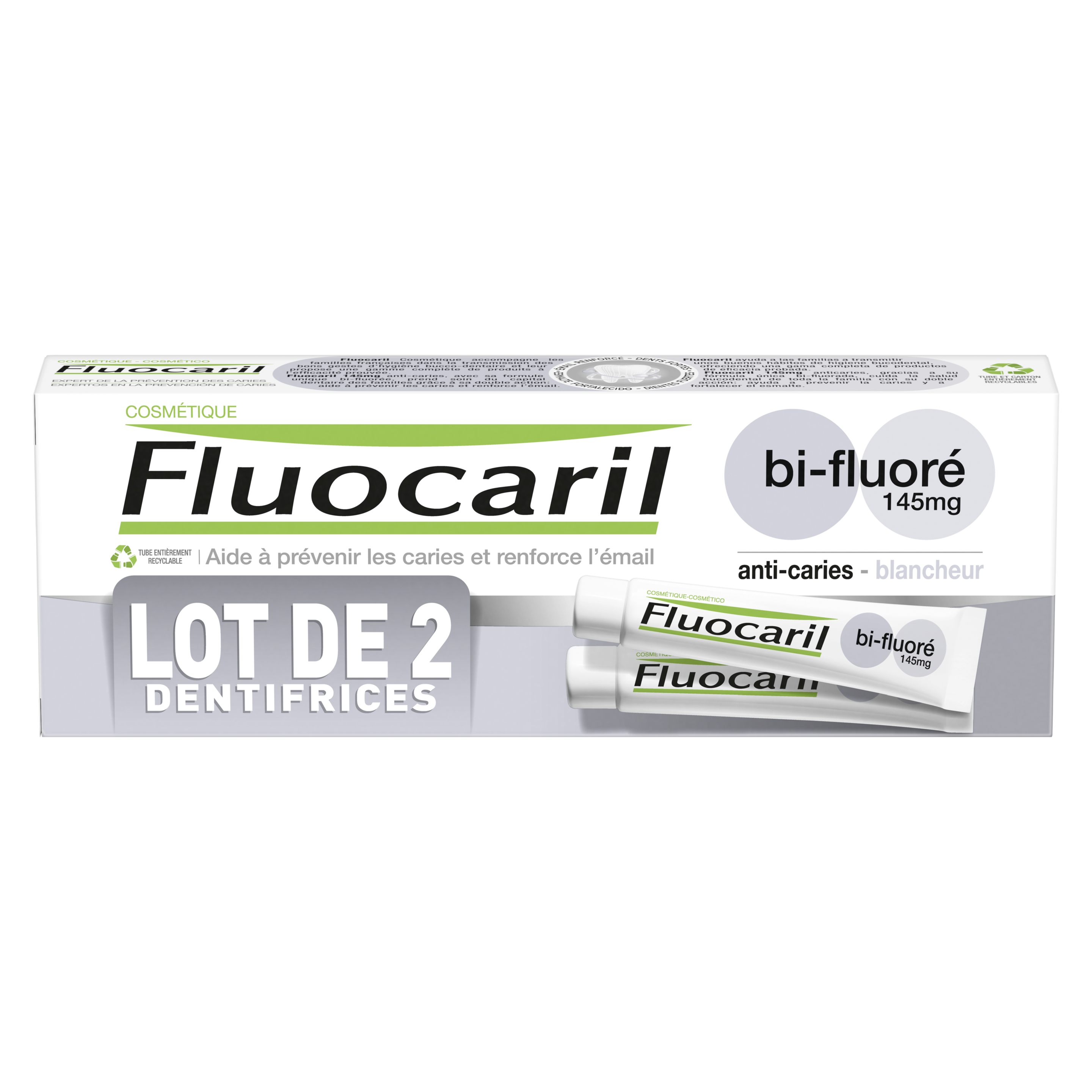 Fluocaril Dentifrice Blancheur Bi-Fluoré