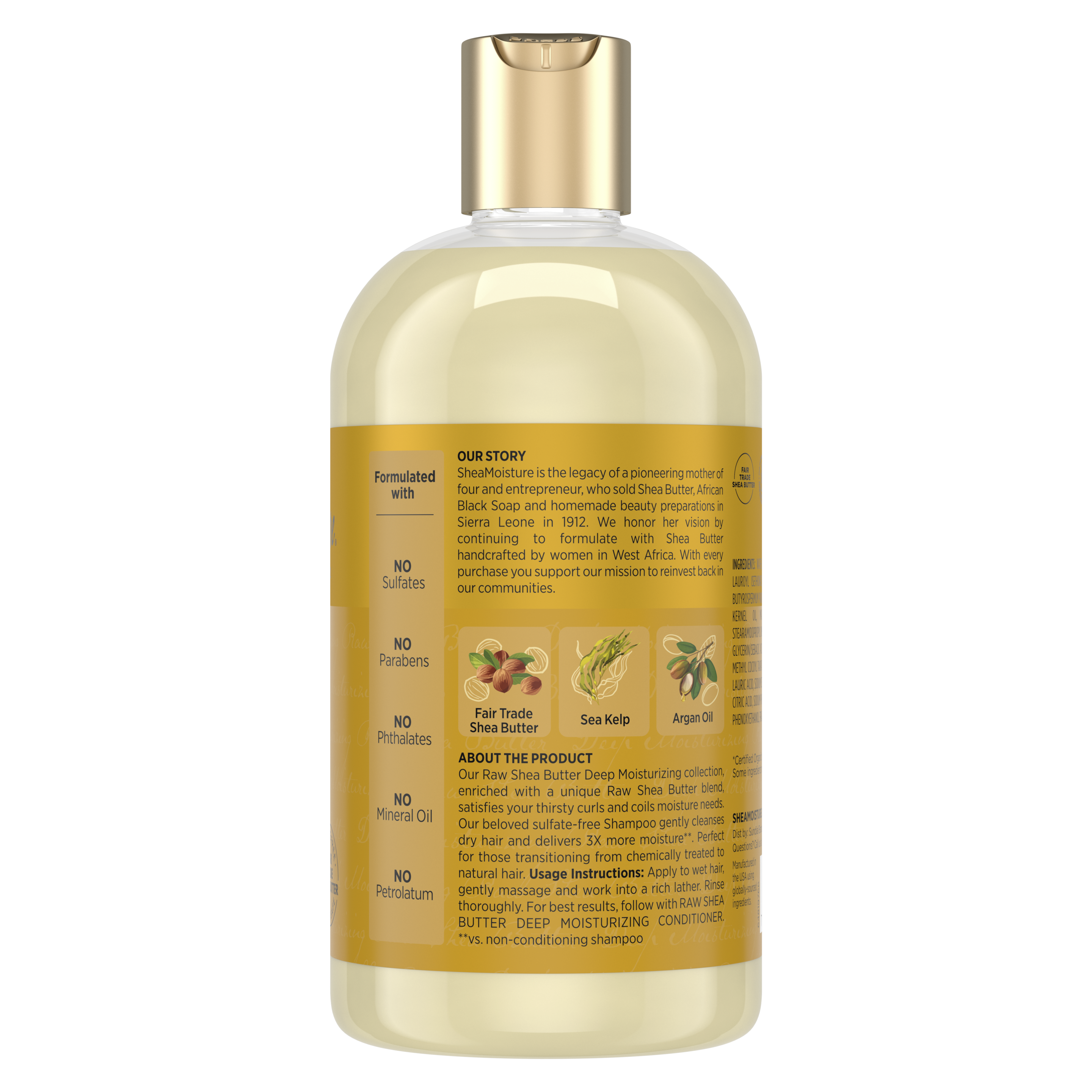 Raw Shea Butter Deep Moisturizing Shampoo