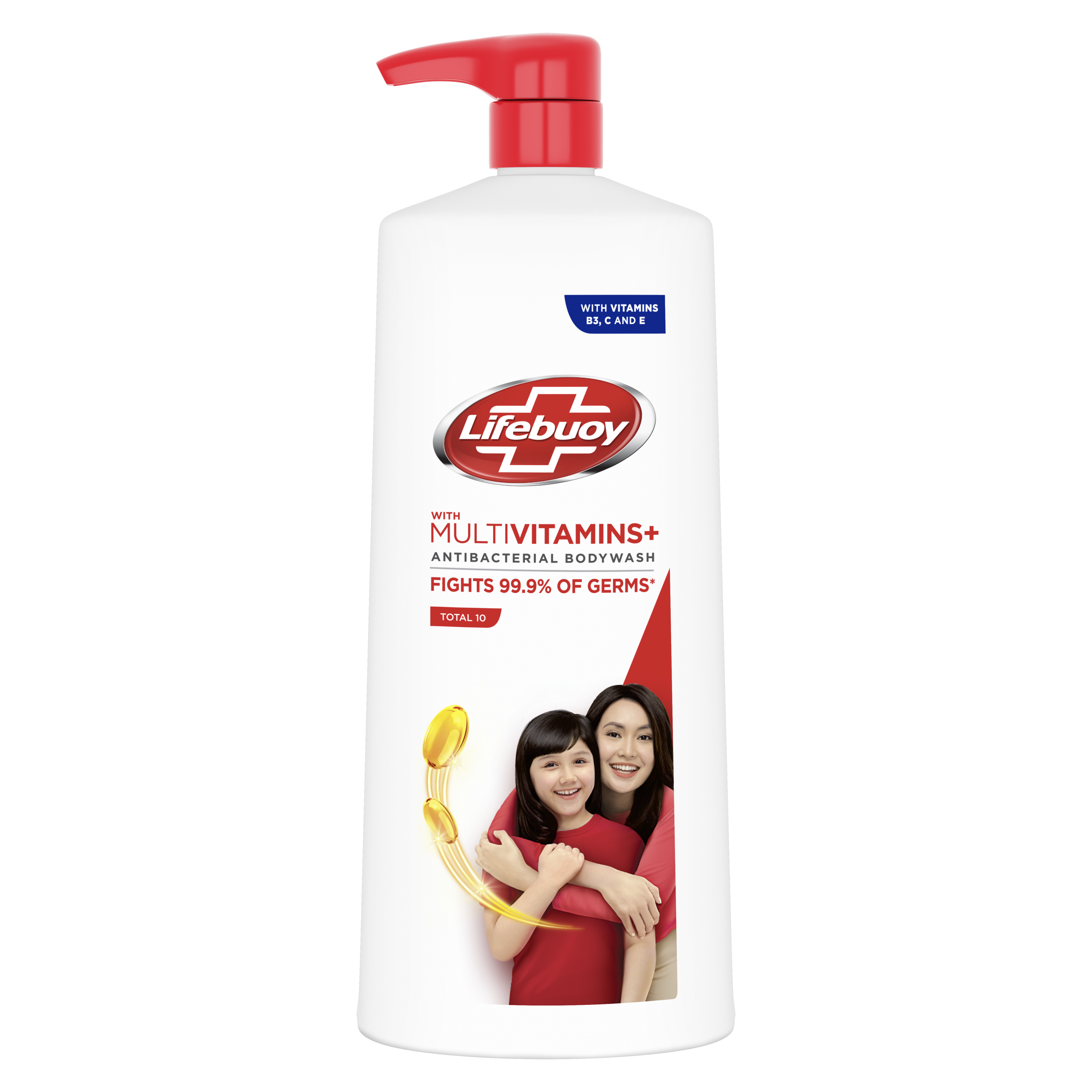 Lifebuoy Antibacterial Body Wash with Multivitamins+ Total 10
