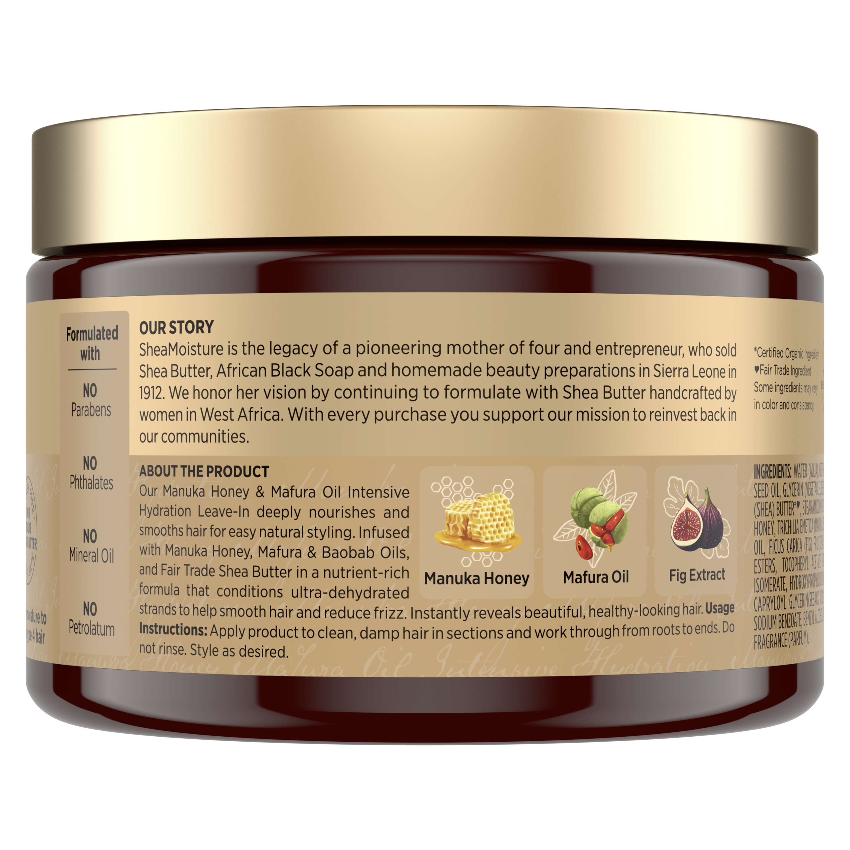 Manuka Honey & Mafura Oil Intensive Hydration & Care Leave-In Conditioner - 115 oz