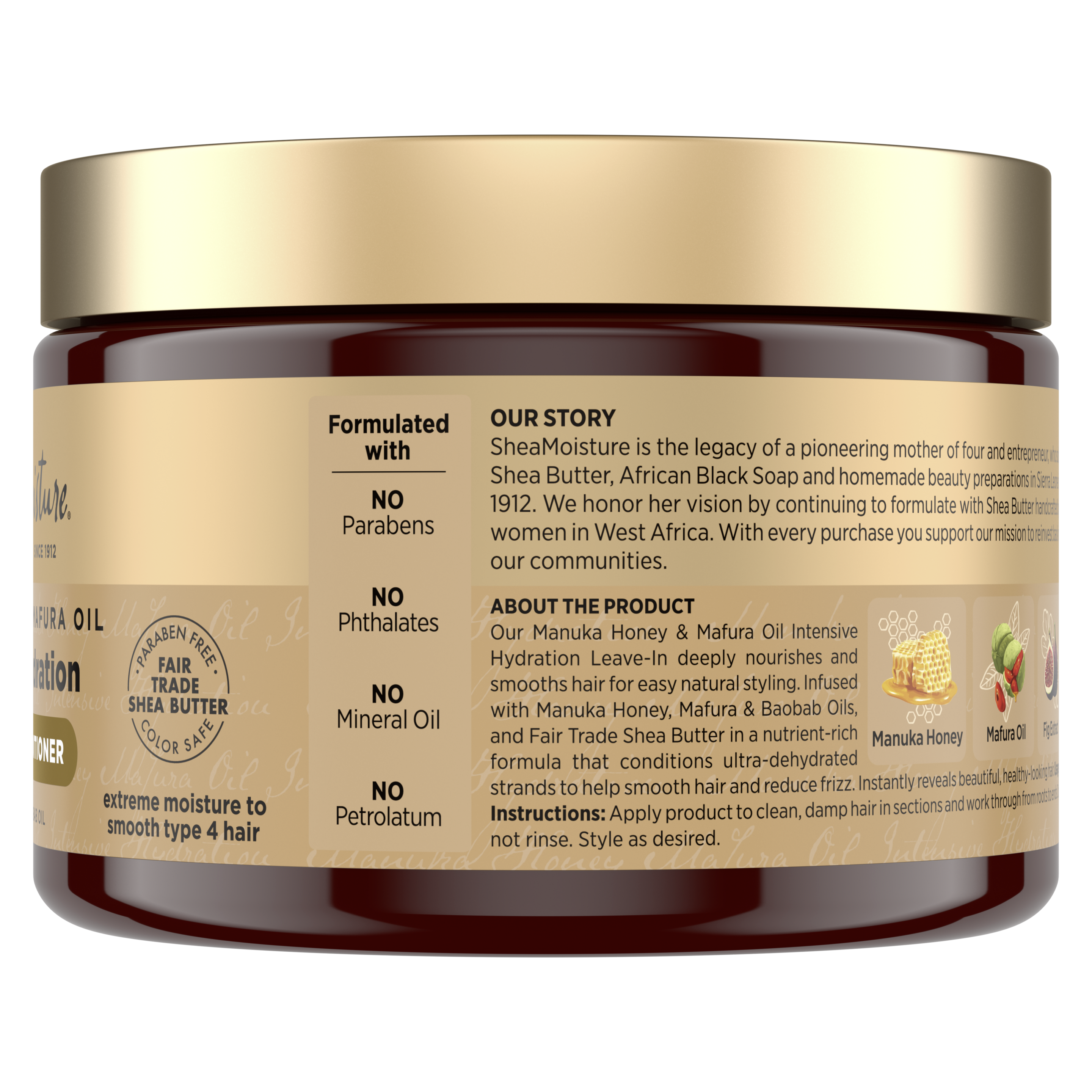 Manuka Honey & Mafura Oil Intensive Hydration & Care Leave-In Conditioner - 115 oz