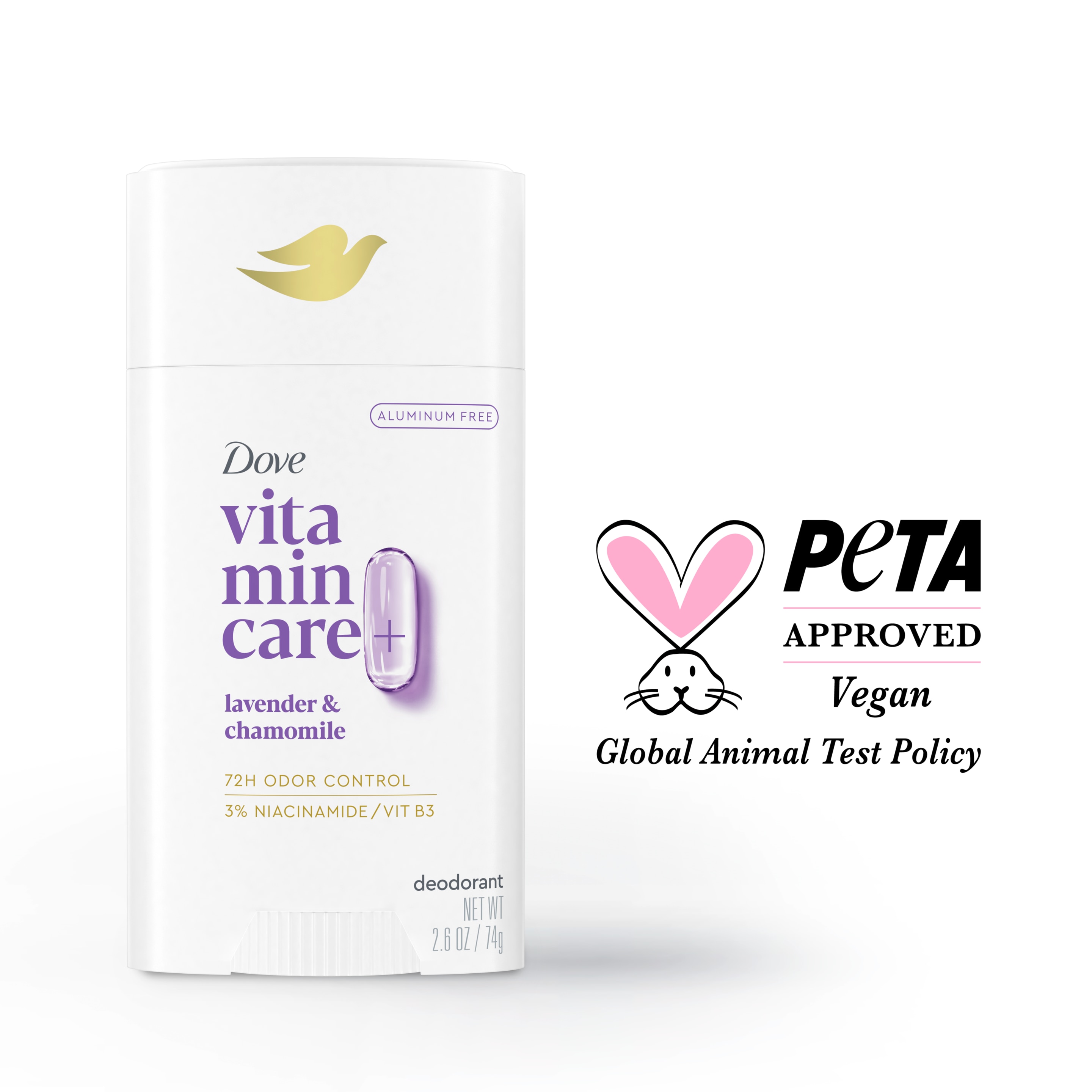 VitaminCare+ Deodorant Stick Lavender & Chamomile