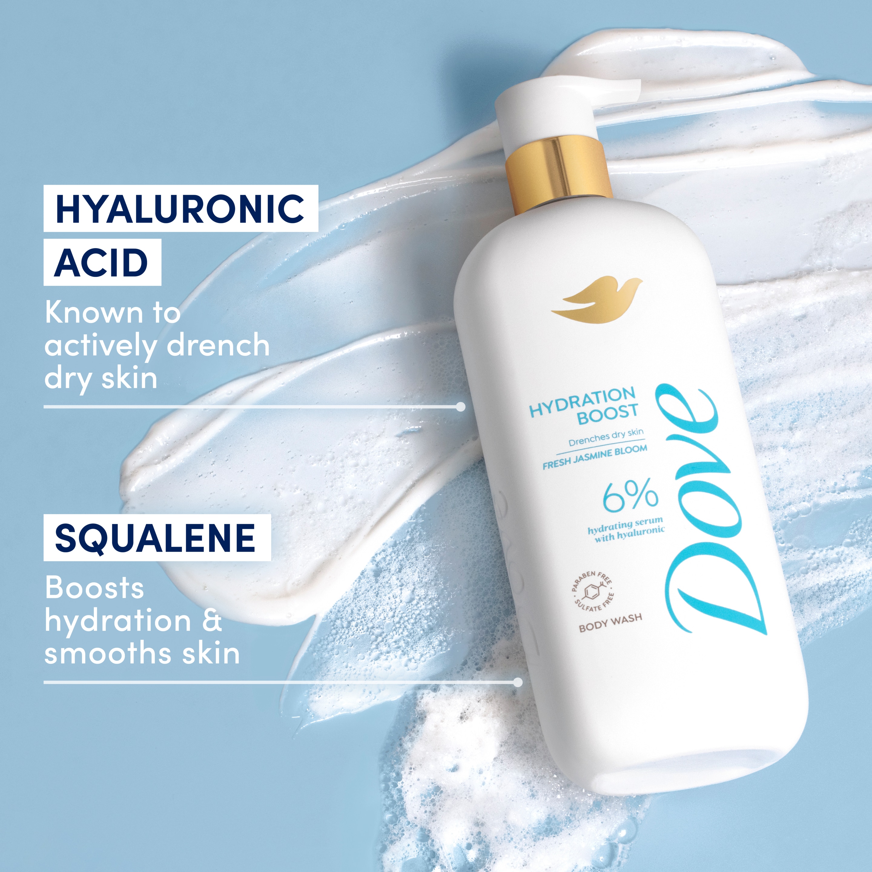 Hydration Boost Serum Body Wash with Hyaluronic Acid