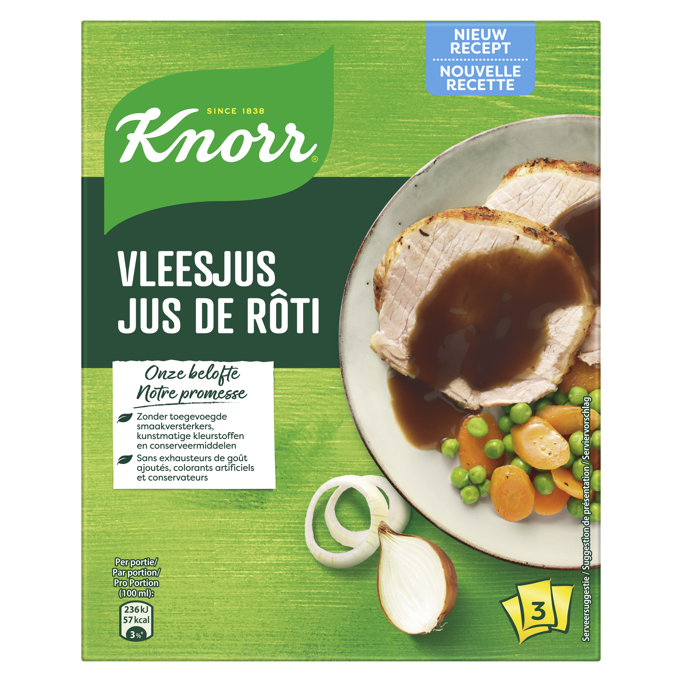 Sauce jus de rôti 3x30 g