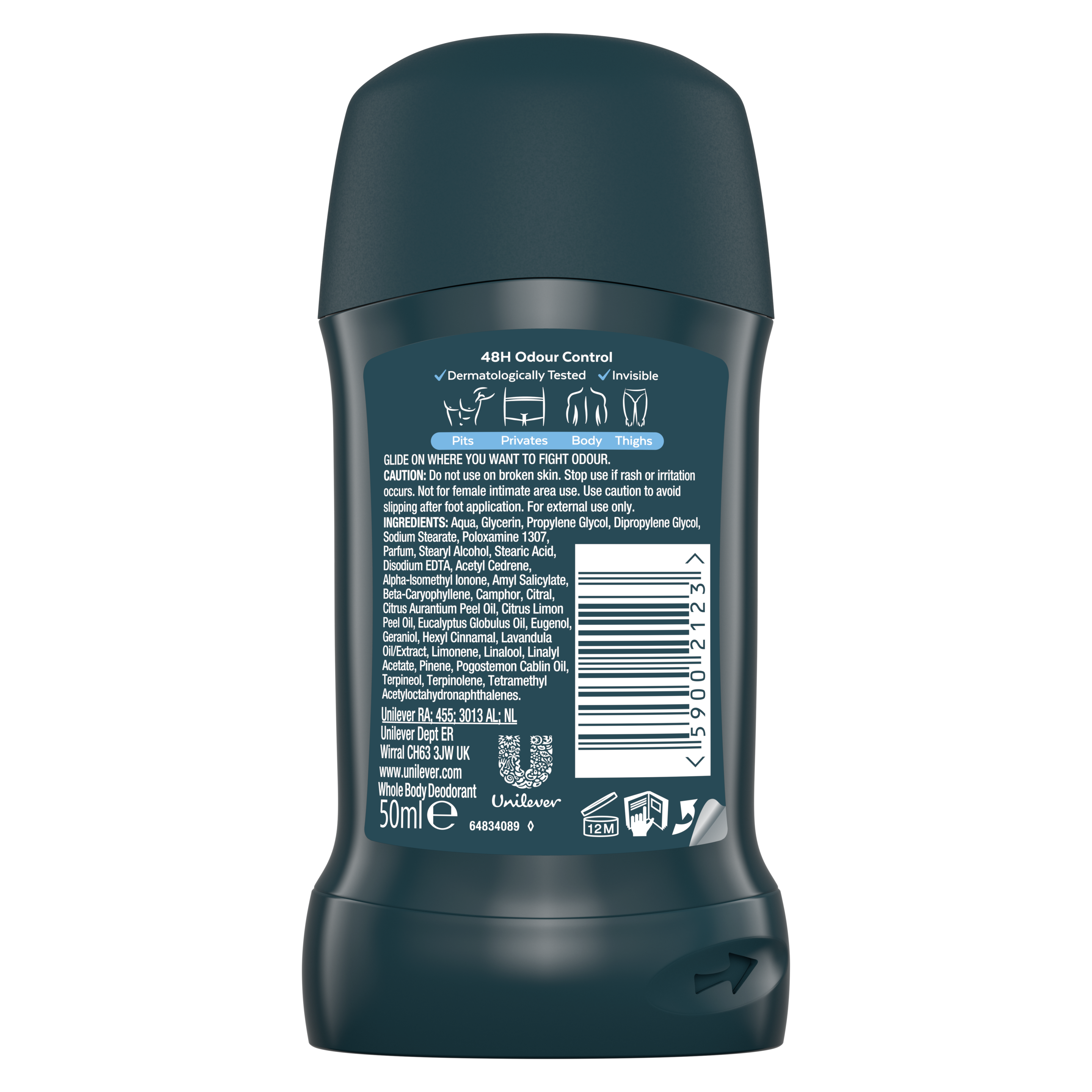 Ocean Rush Whole Body Men's Deodorant Stick