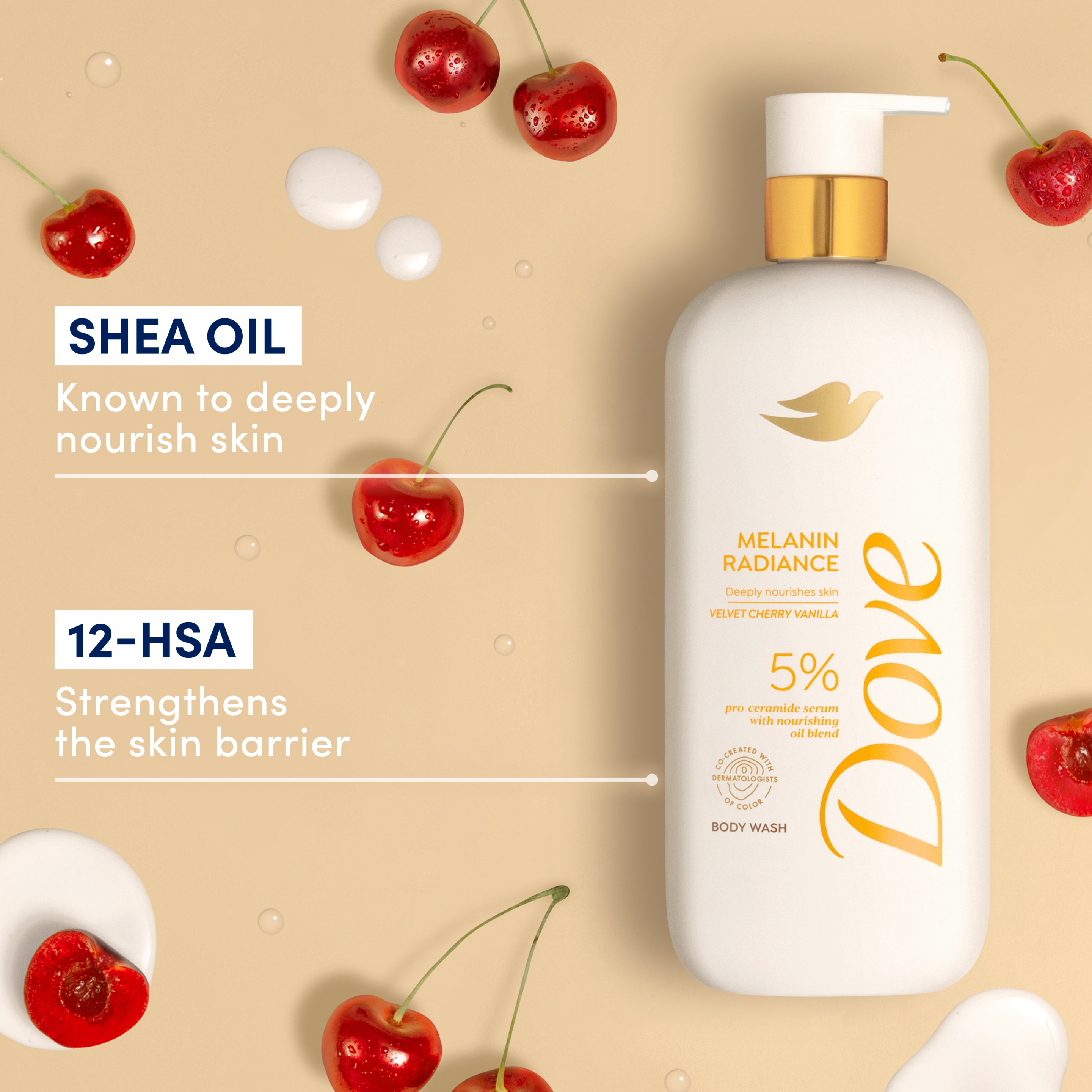 Melanin Radiance Serum Body Wash with radiance Oil Blend