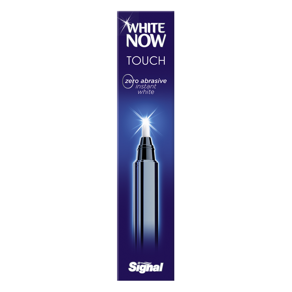 Signal White Now Touch bieliace pero