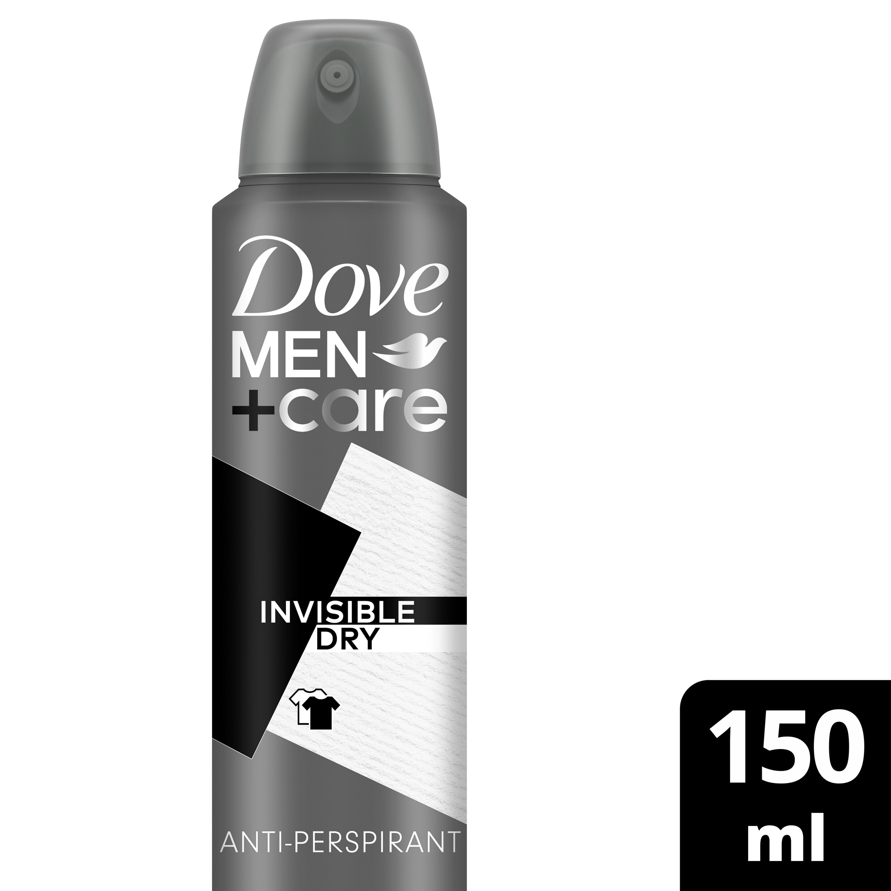Dove Men+Care  Invisible Dry  Antiperspirant Deodorant Body Spray  6x150ml packshot