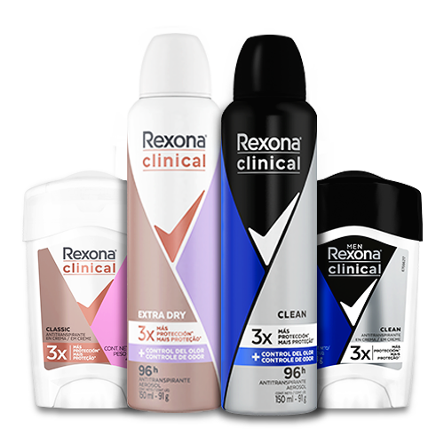 Linha completa de produtos | Rexona