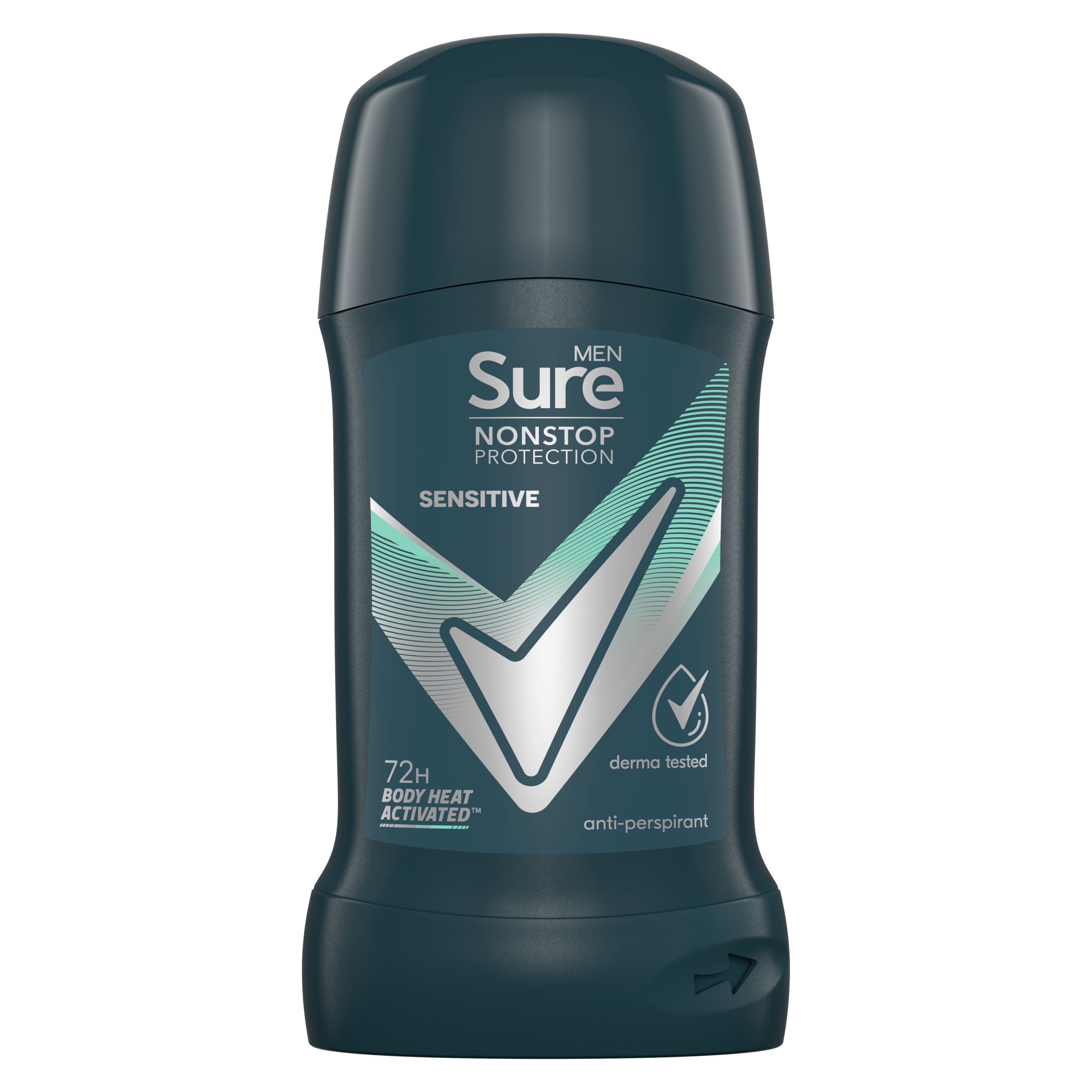 Sure Men 72hr Sensitive Antiperspirant Deodorant Stick packshot
