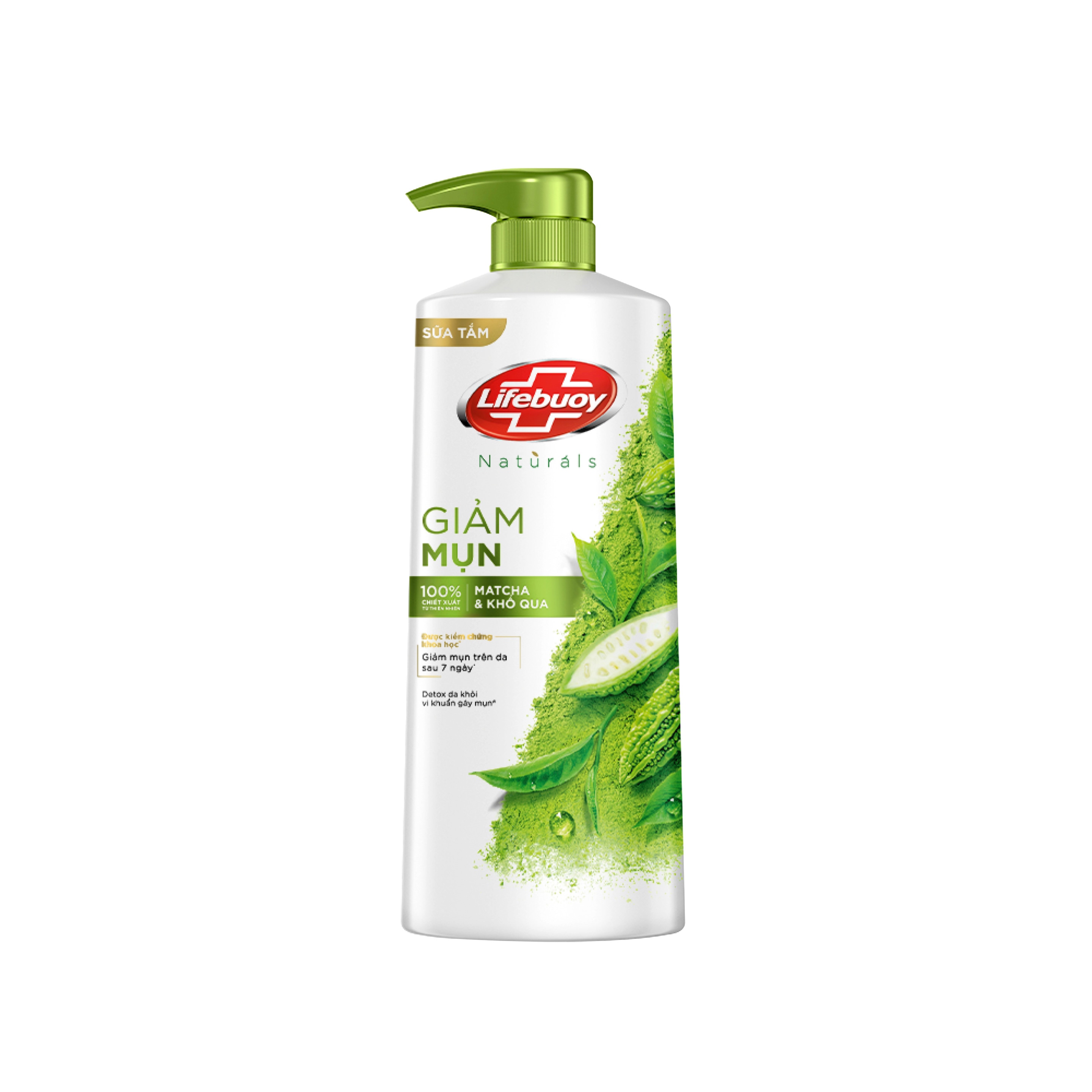 Sữa Tắm Lifebuoy Detox và Bảo Vệ Khỏi Vi Khuẩn - Matcha & Khổ Qua - Chai 800g