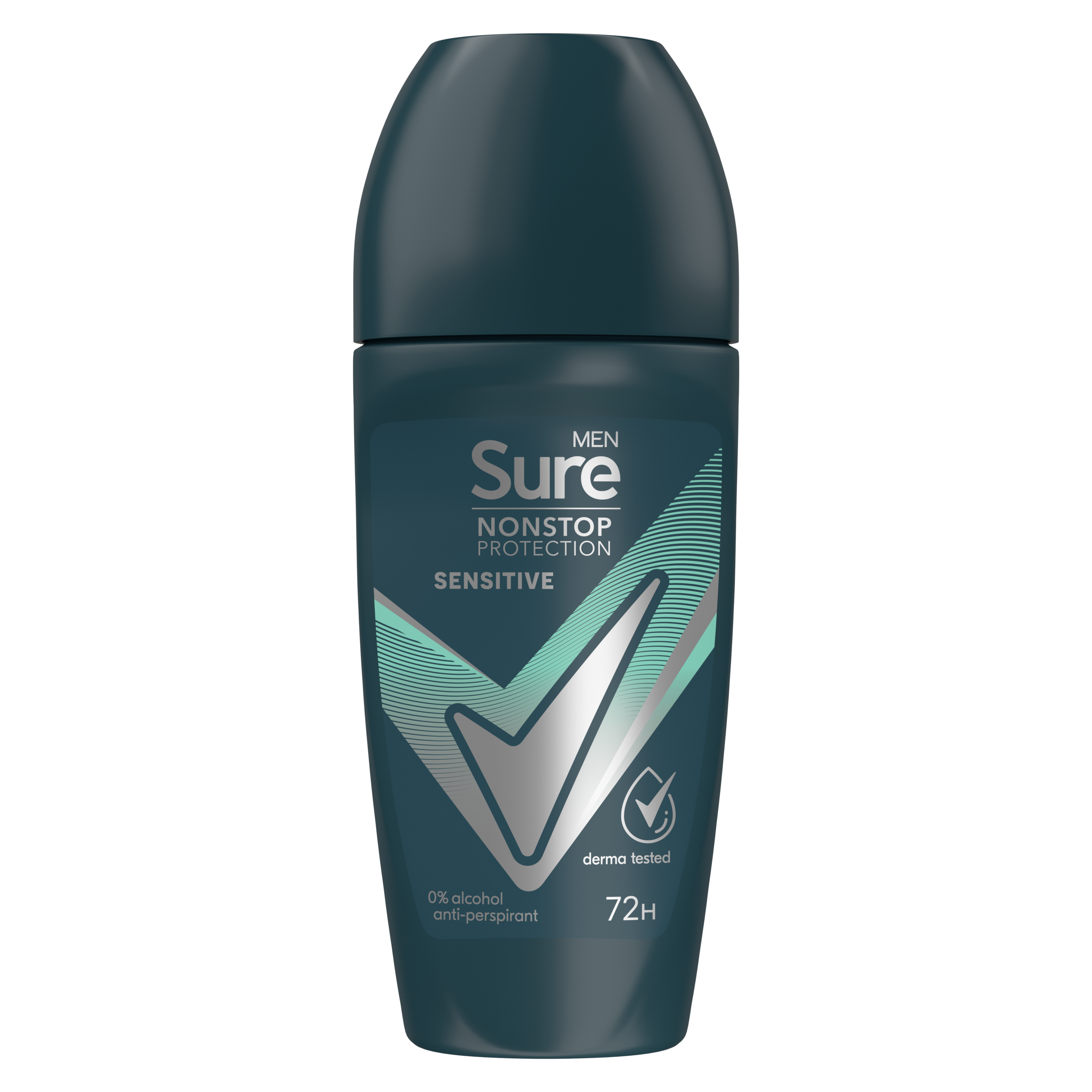 Sure Men 72hr Sensitive Antiperspirant Deodorant Roll-On packshot