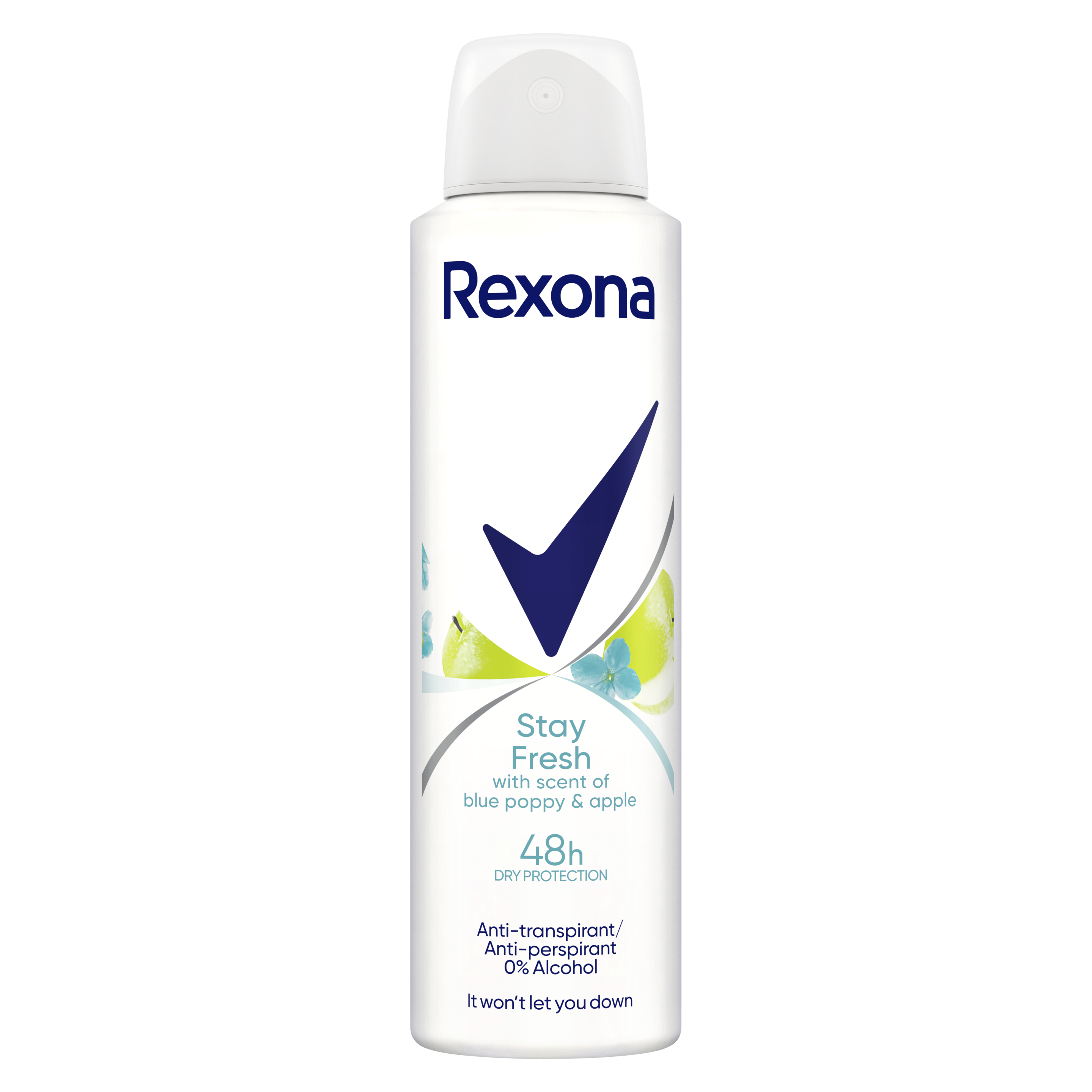 Antyperspirant spray dla kobiet Blue poppy & apple 150 ml Rexona
