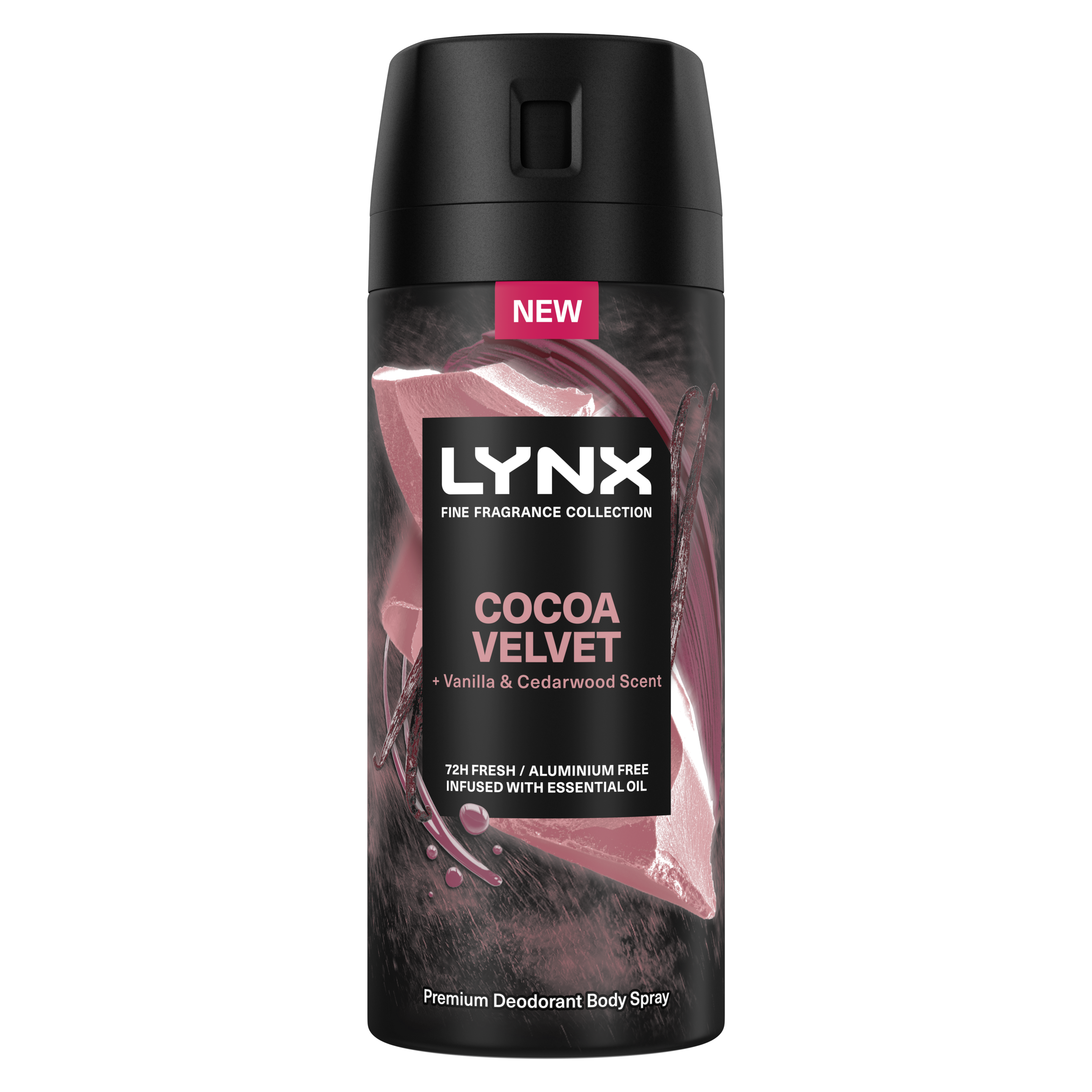 Lynx Cocoa Velvet Premium Deodorant Bodyspray packshot