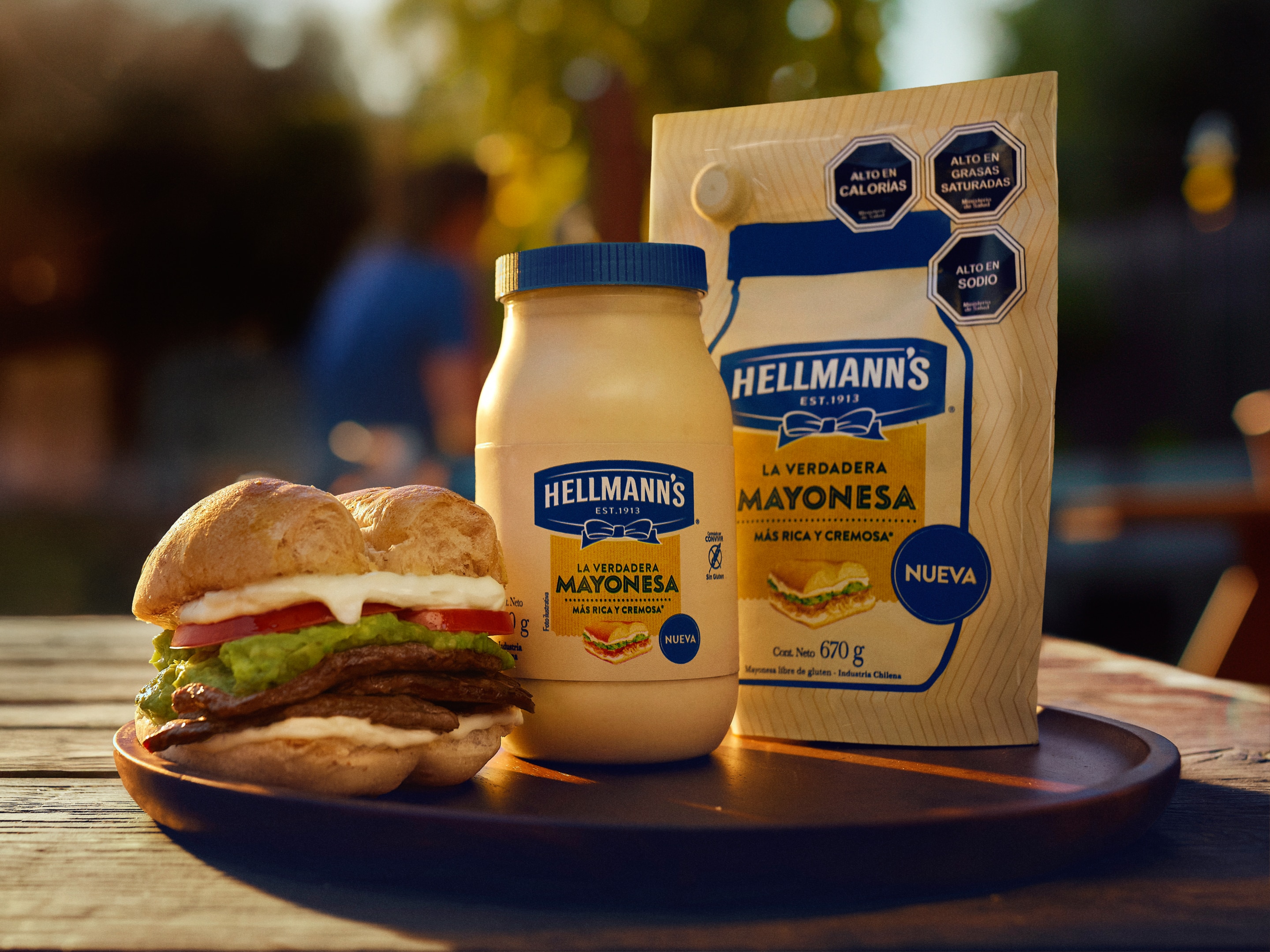Hellmann's mayonesa regular frasco y doypack