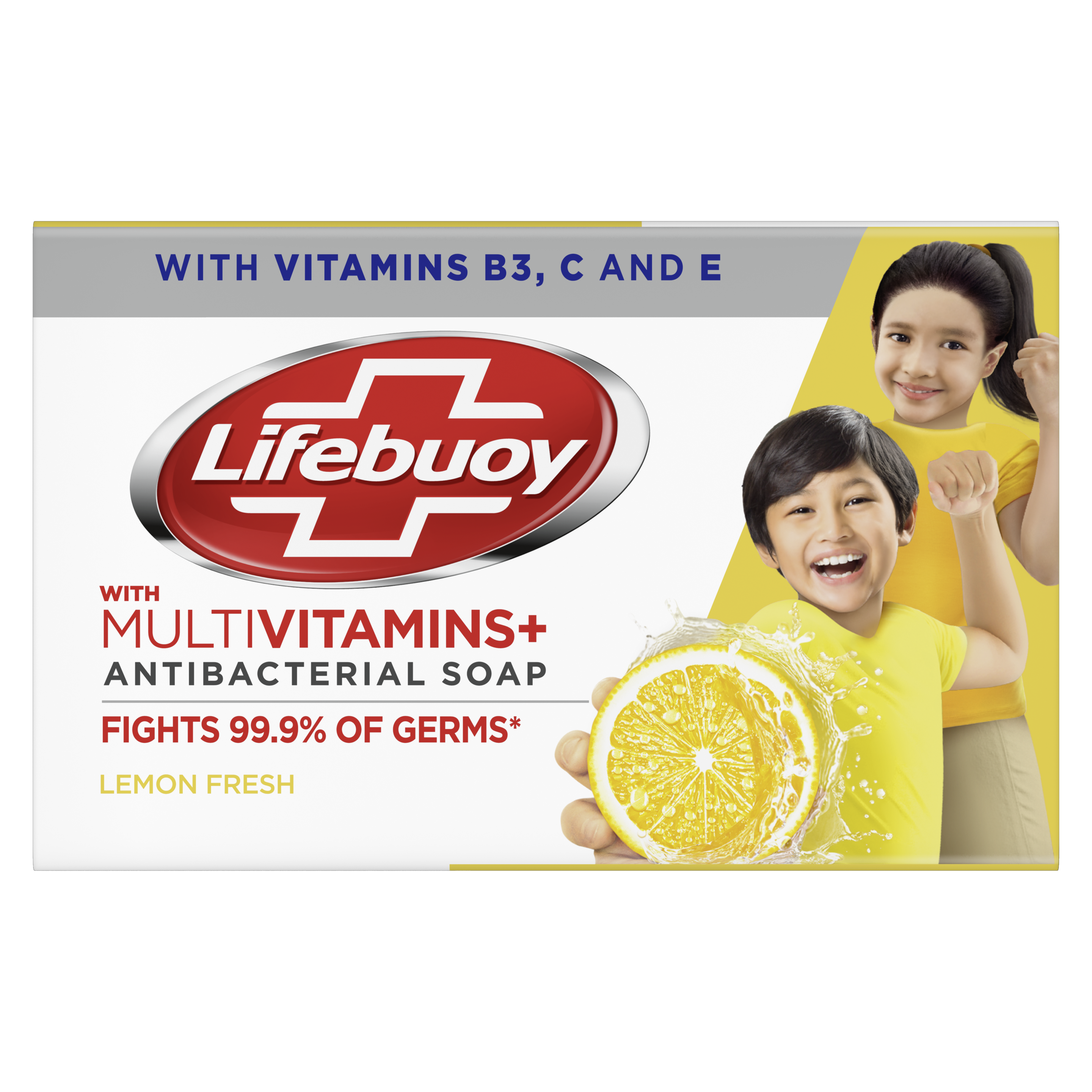 Lifebuoy Antibacterial Bar Soap with Multivitamins+ Lemon Fresh