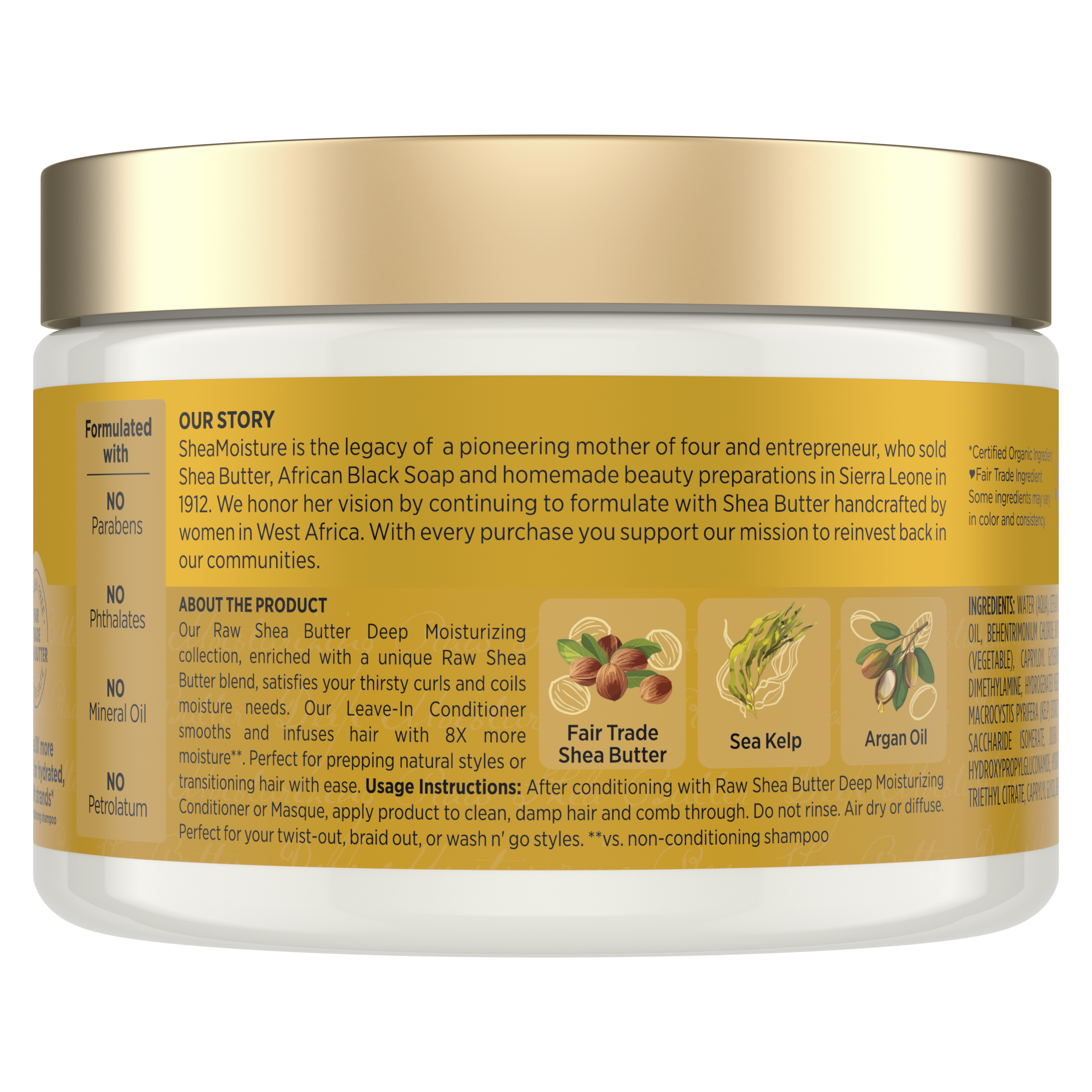 Raw Shea Butter Deep Moisturizing Leave-In Conditioner  13 oz