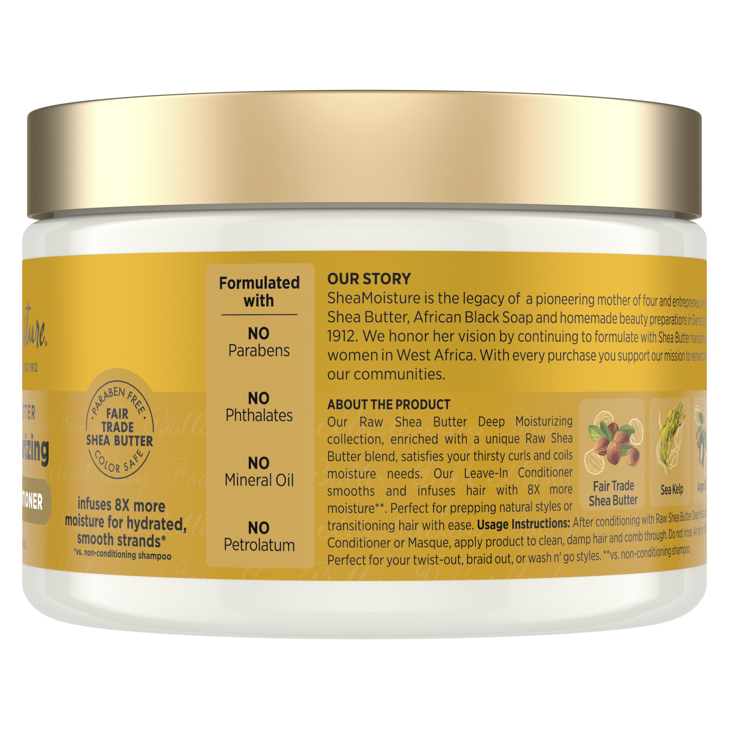 Raw Shea Butter Deep Moisturizing Leave-In Conditioner  13 oz