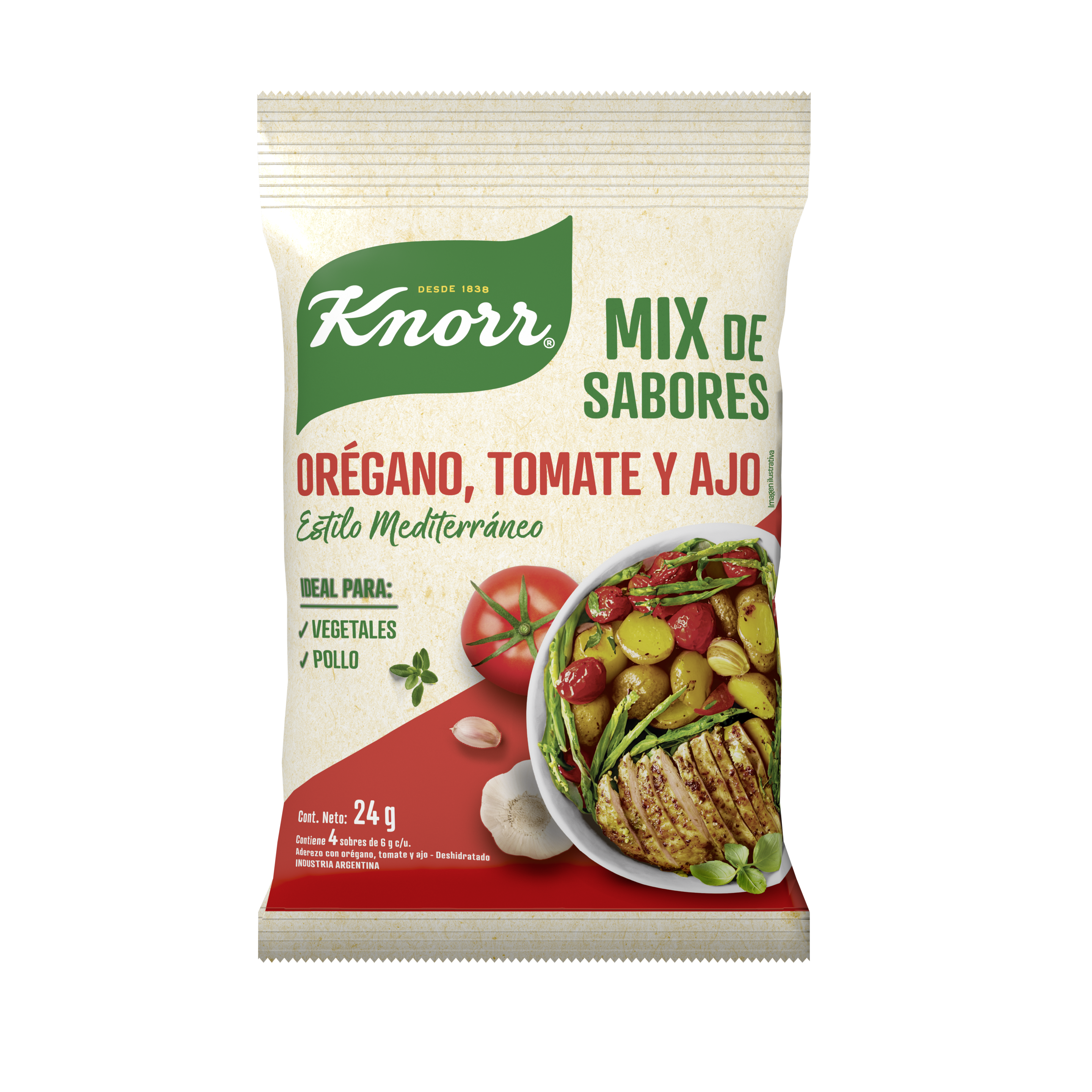 KNORR ADEREZO SAVOR MEDITERRANEO 24 G packshot