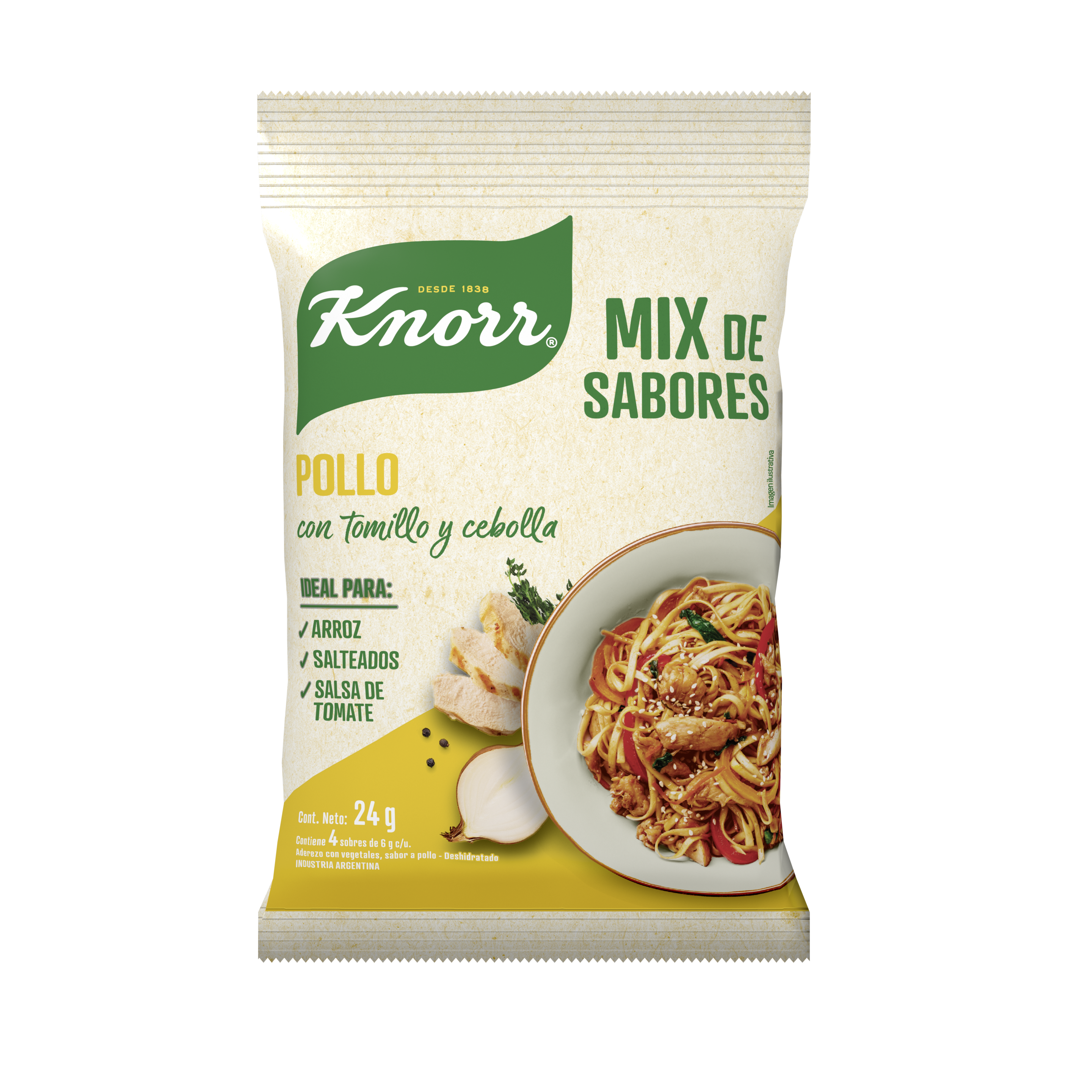 KNORR ADEREZO SABOR POLLO 24 G packshot
