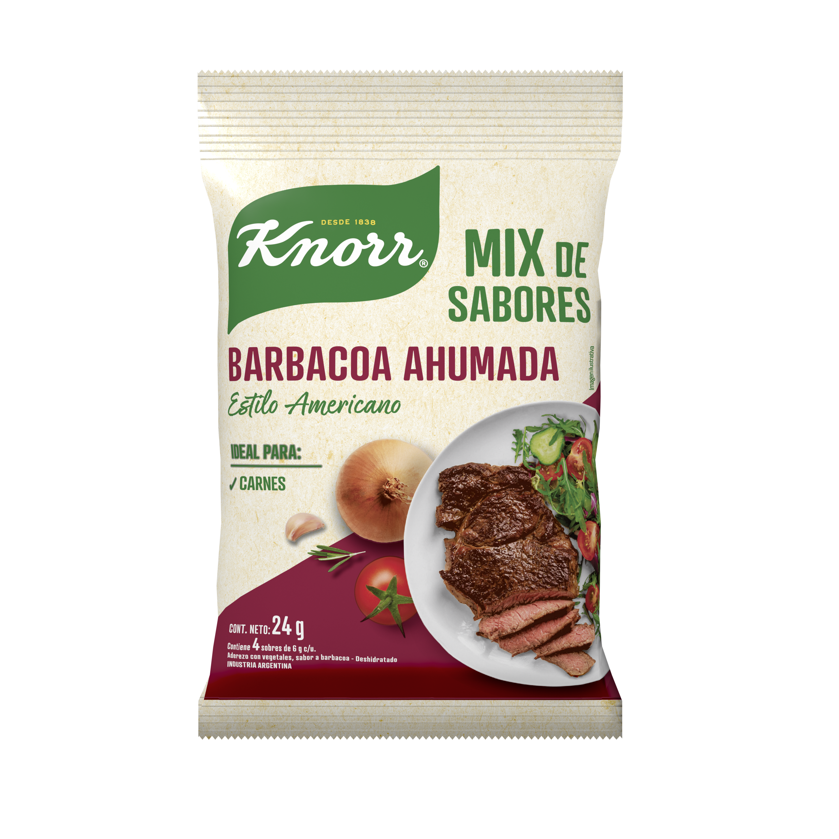 KNORR ADEREZO SABOR BARBACOA 24 G packshot