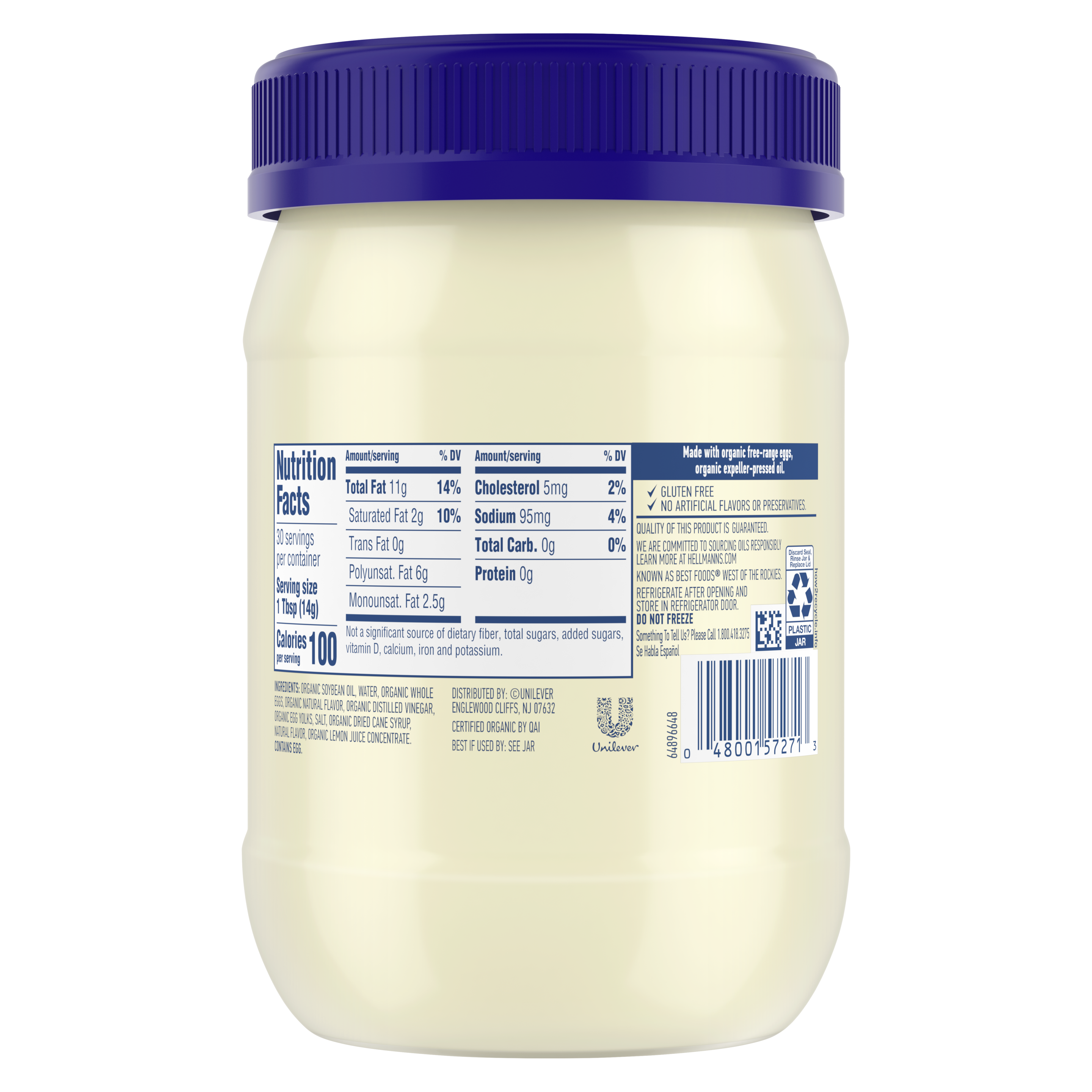 Organic Mayonnaise(Back)