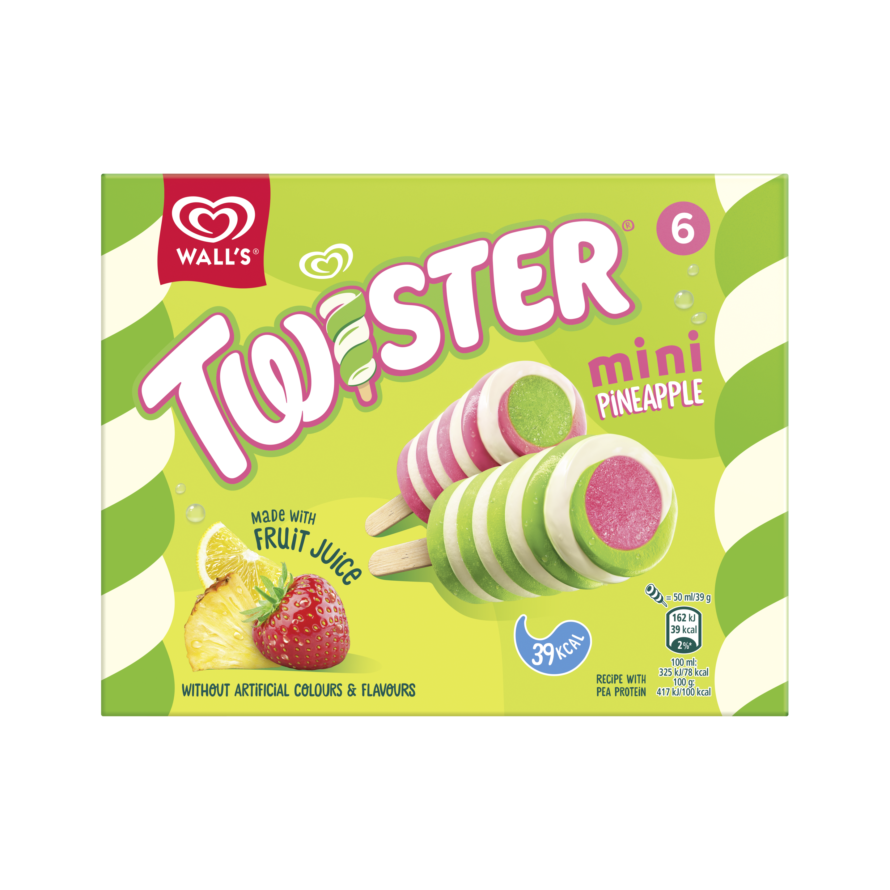 Multipack Mini Twister Ananás packshot