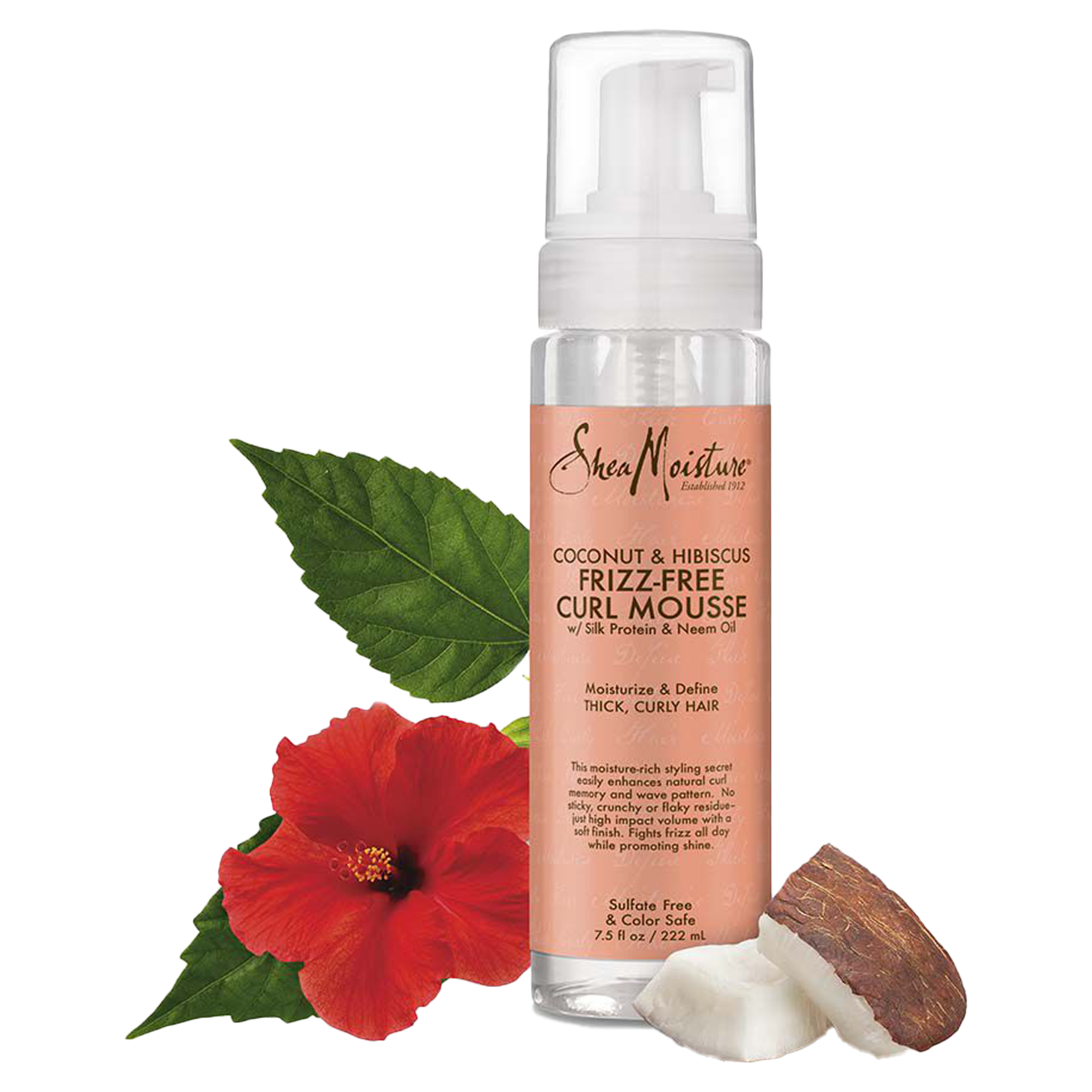 Coconut & Hibiscus Frizz-Free Curl Mousse