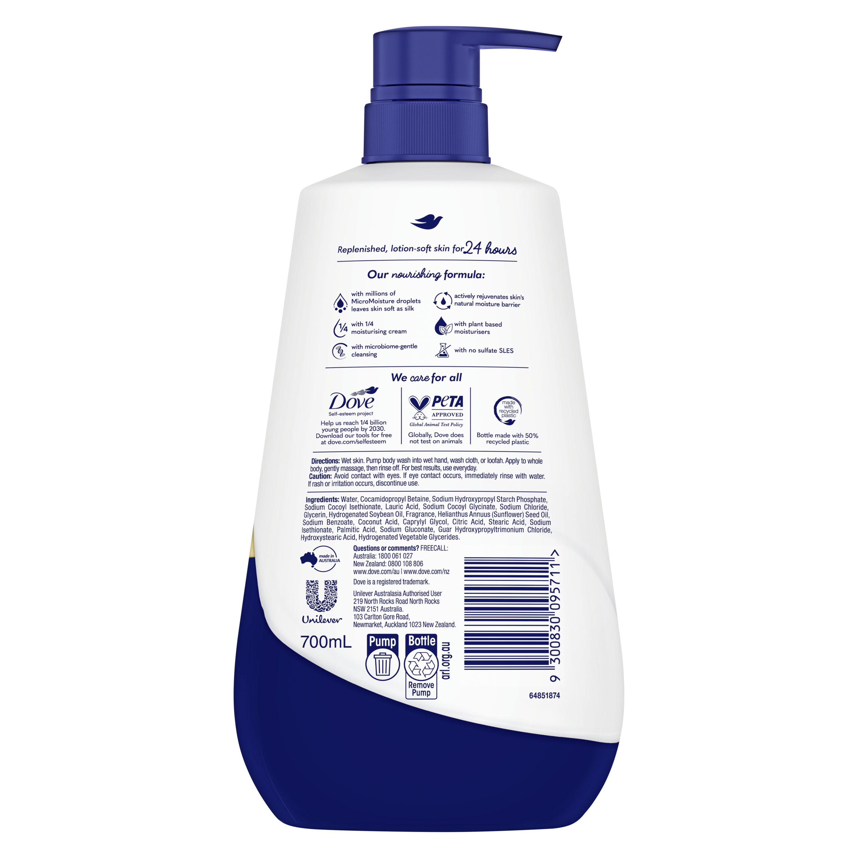 Advanced Care Triple Moisturising Body Wash
