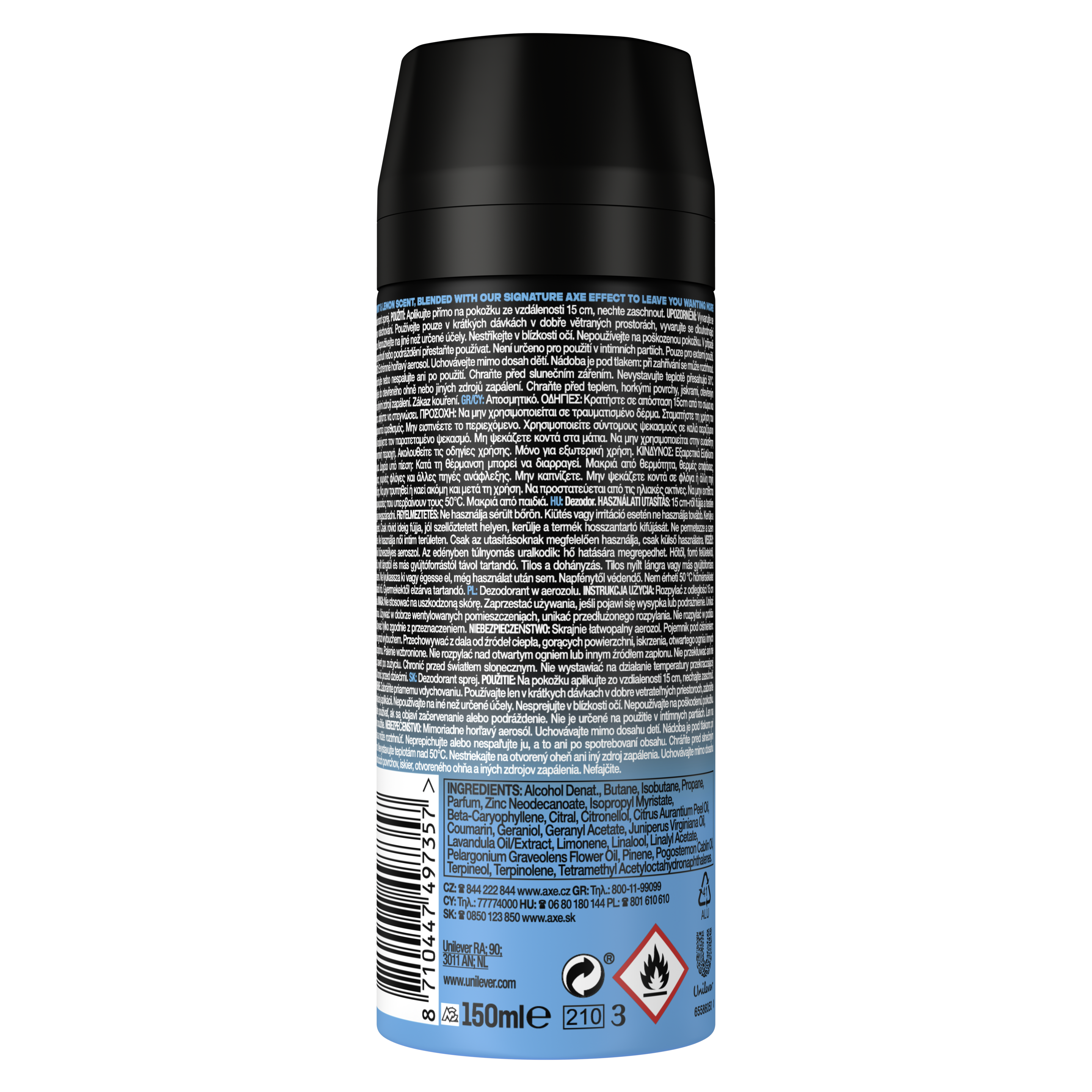 Дезодорант-аерозоль AXE Ice Chill