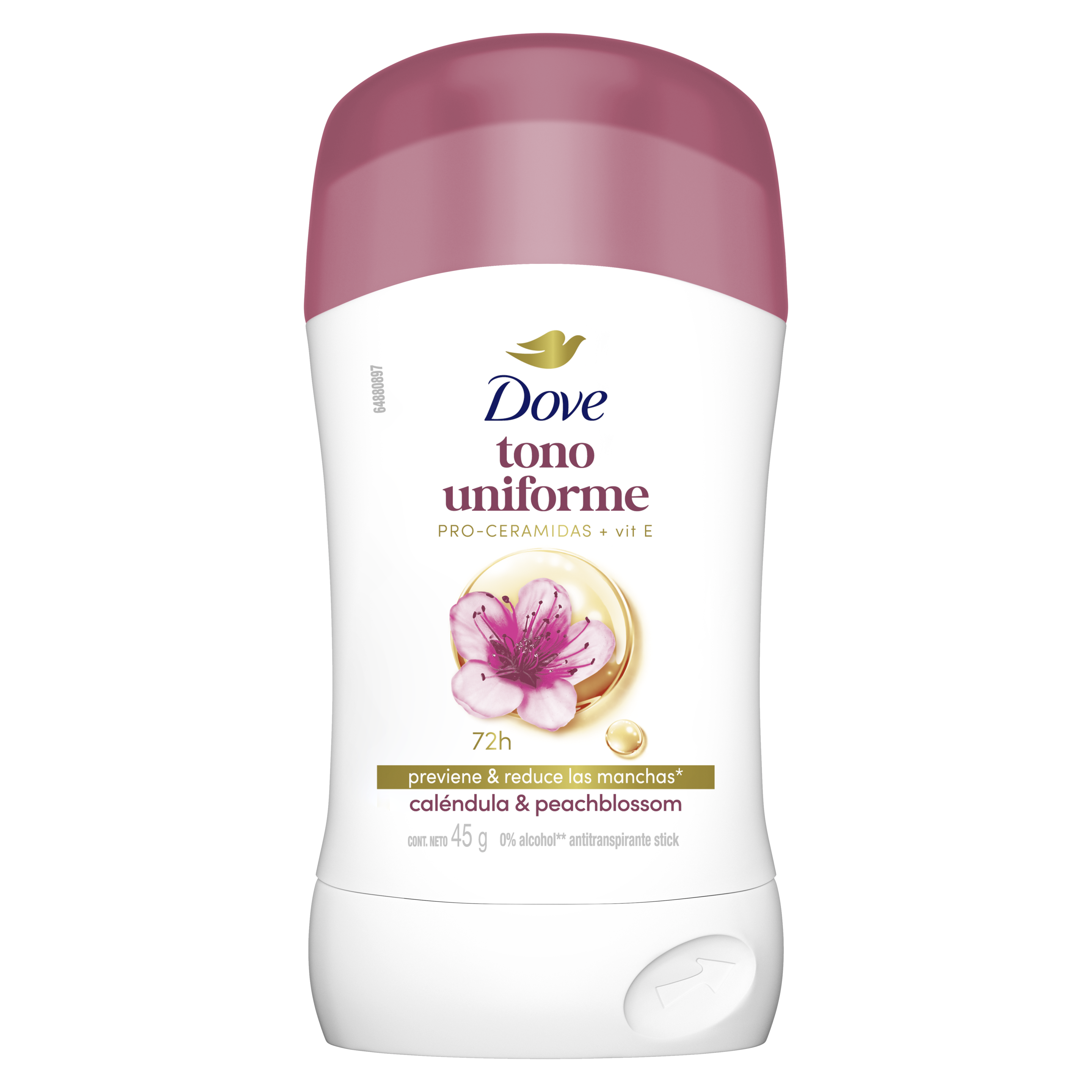 Desodorante  en barra Dove Tono Uniforme Caléndula packshot