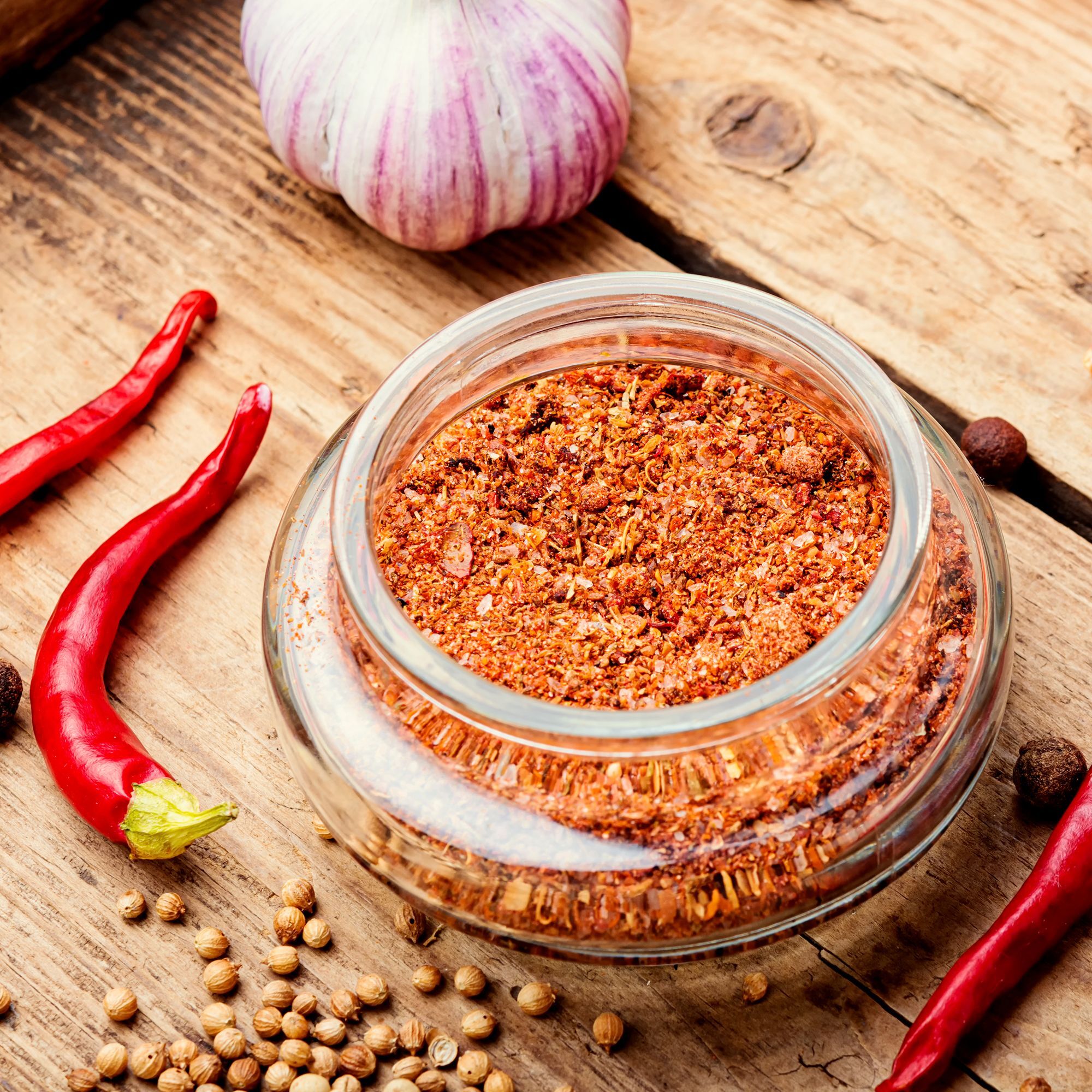 Dry spices and red chilli