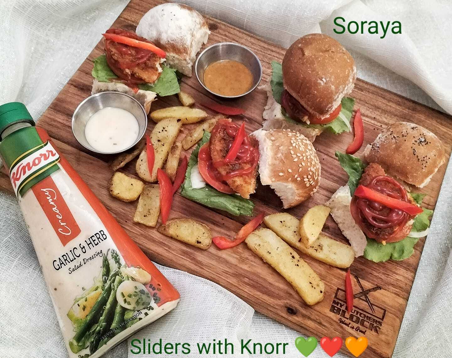 Chicken Sliders and Chips ~ Soraya Asmal