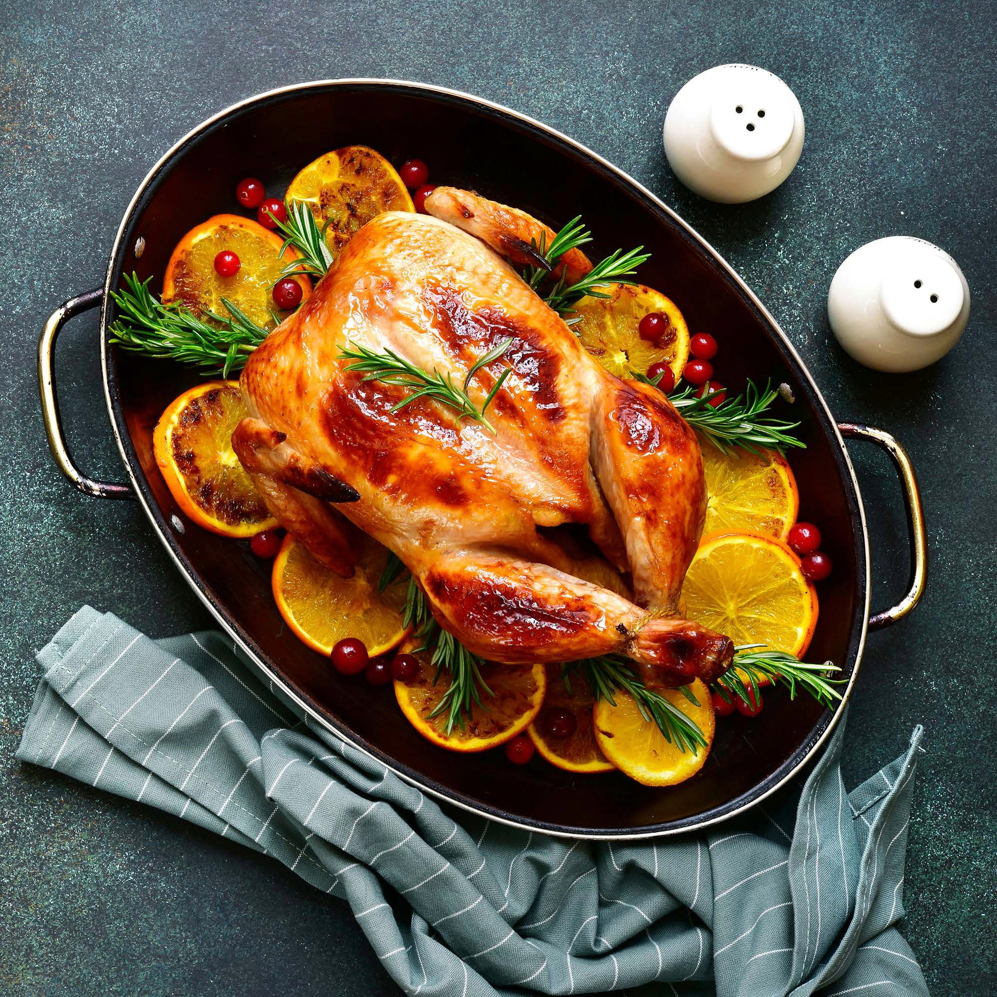 Roasted Chicken with Oranges