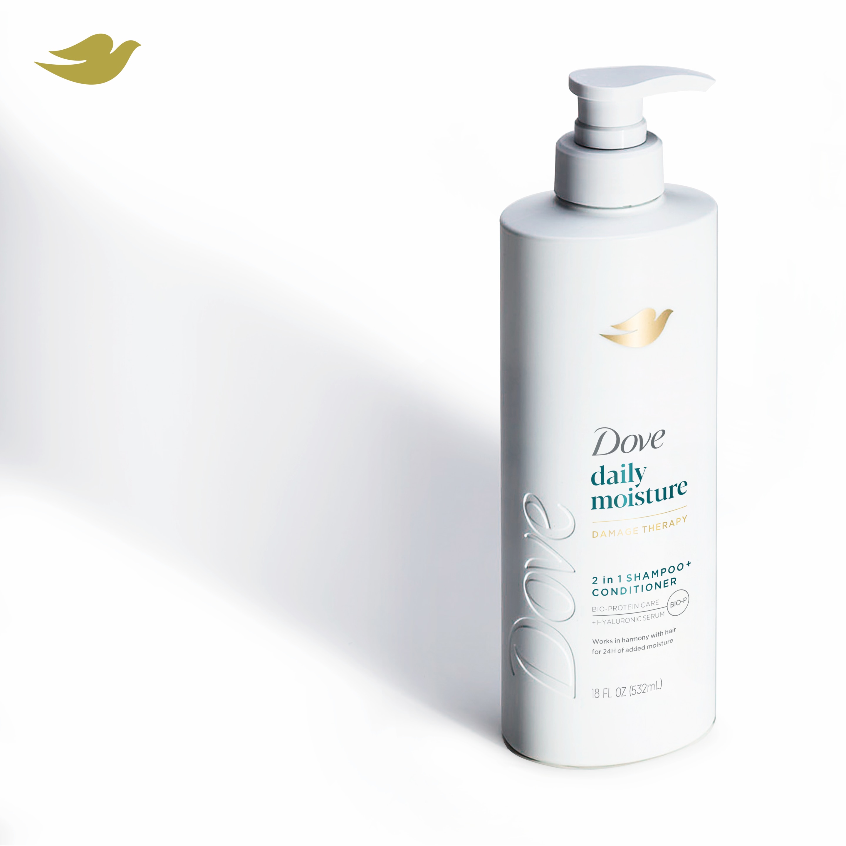Dove Damage Therapy Daily Moisture 2 in 1 Shampoo and Conditioner