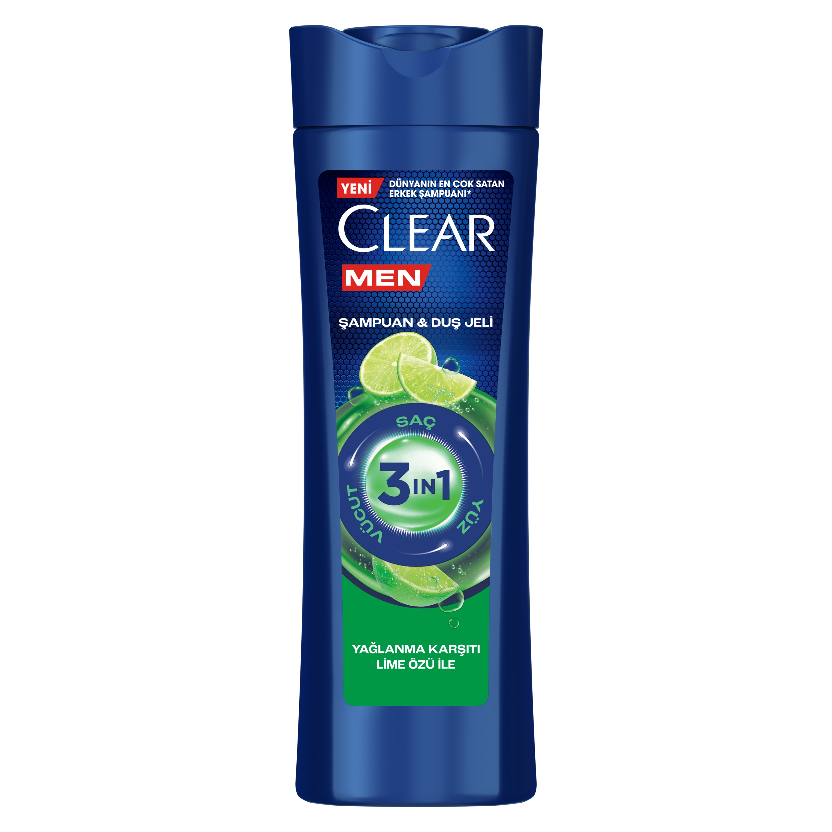 Clear 3in1 Yağlanma Karşıtı Lime Özlü Şampuan packshot