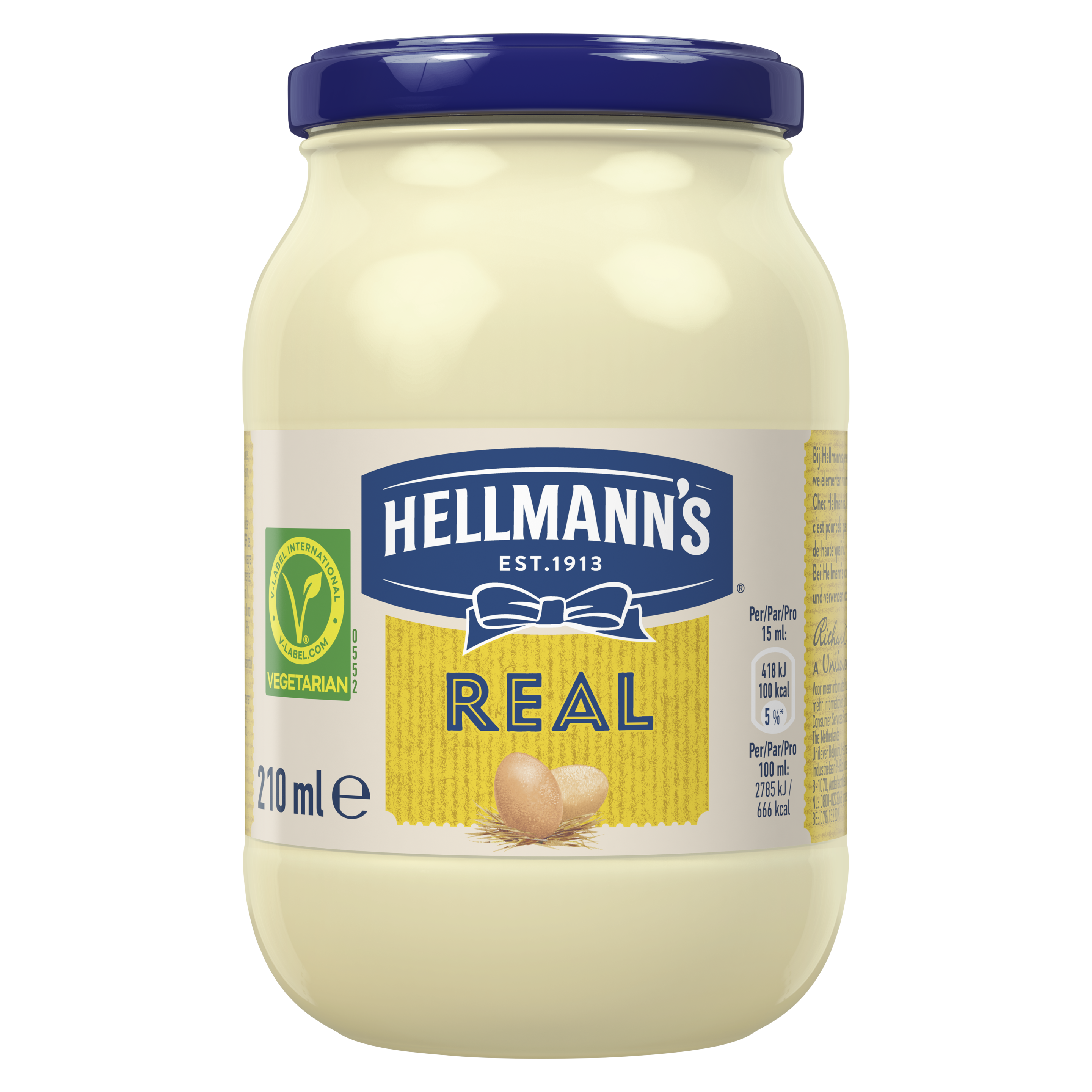 Hellmann’s Real (210ml) packshot