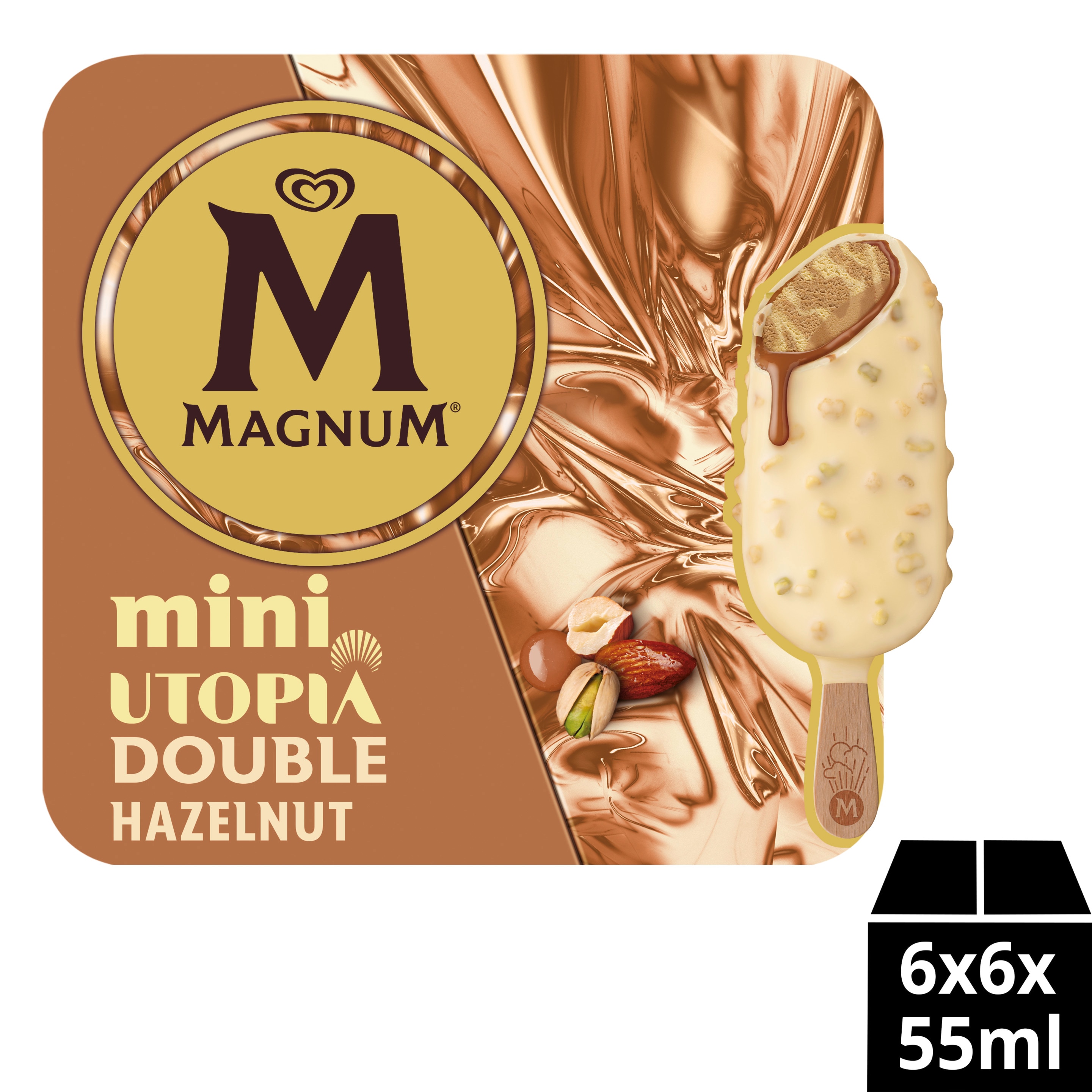 Mini Utopia Double Noisette x6