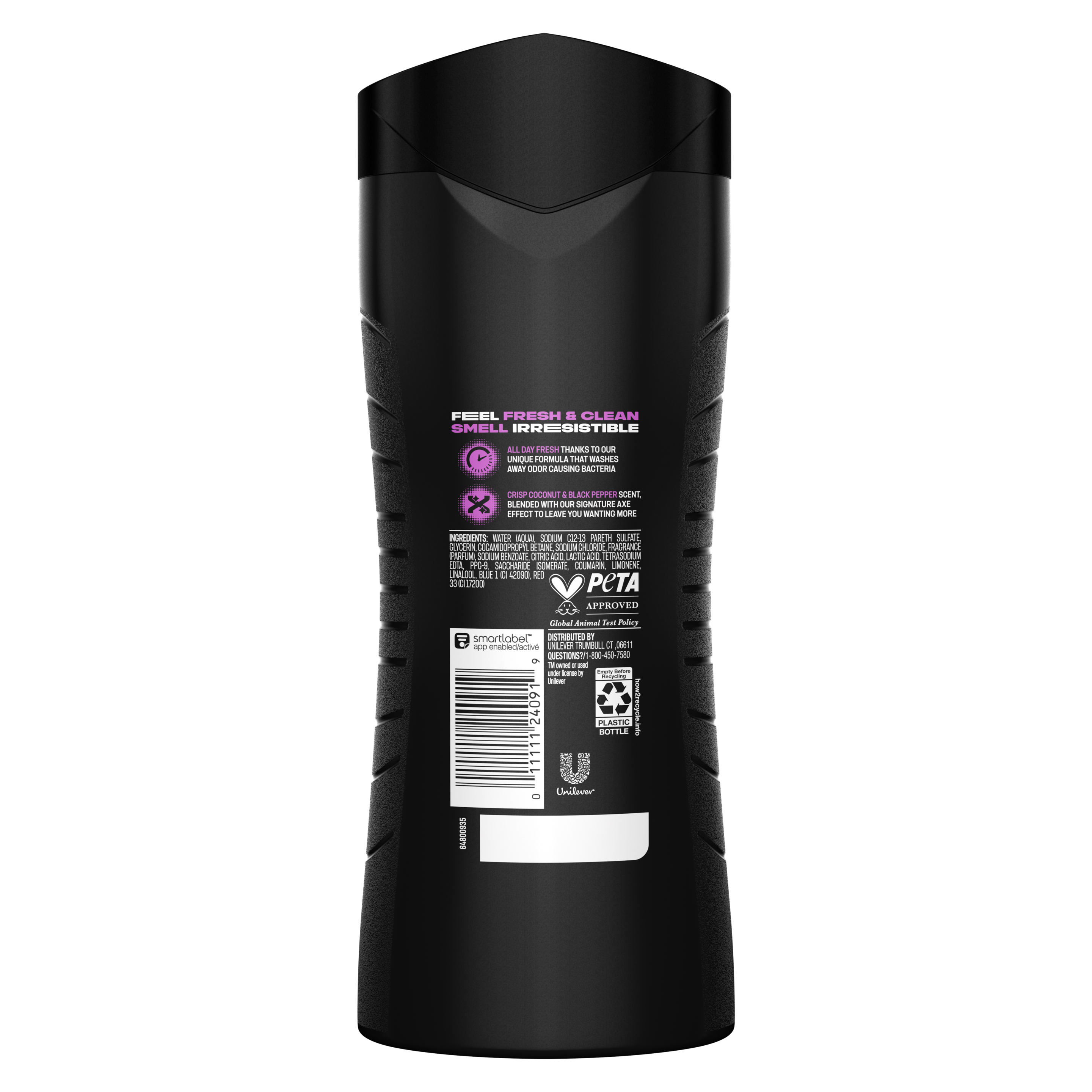 Excite Body Wash Back View