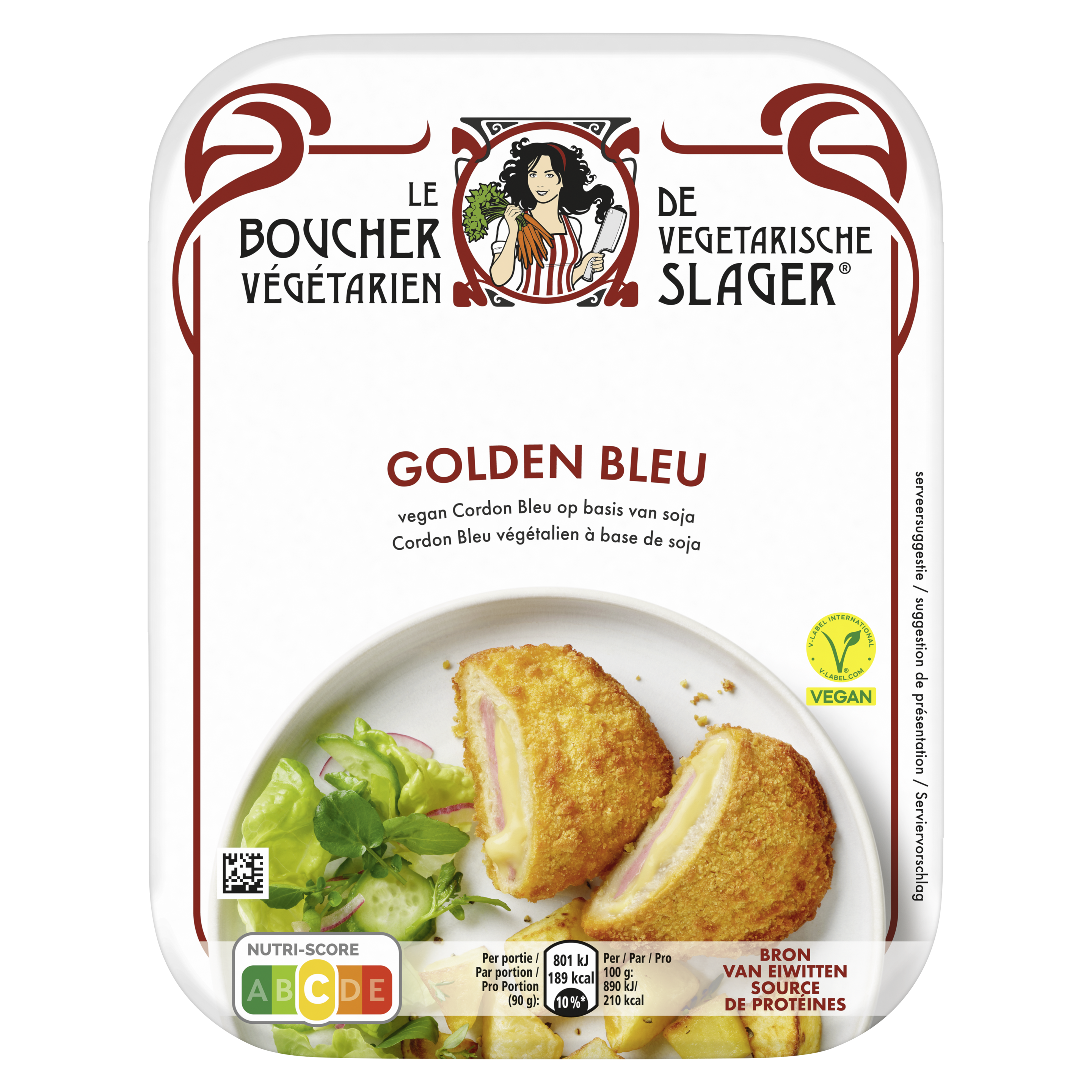 De Vegetarische Slager Golden Bleu 180g