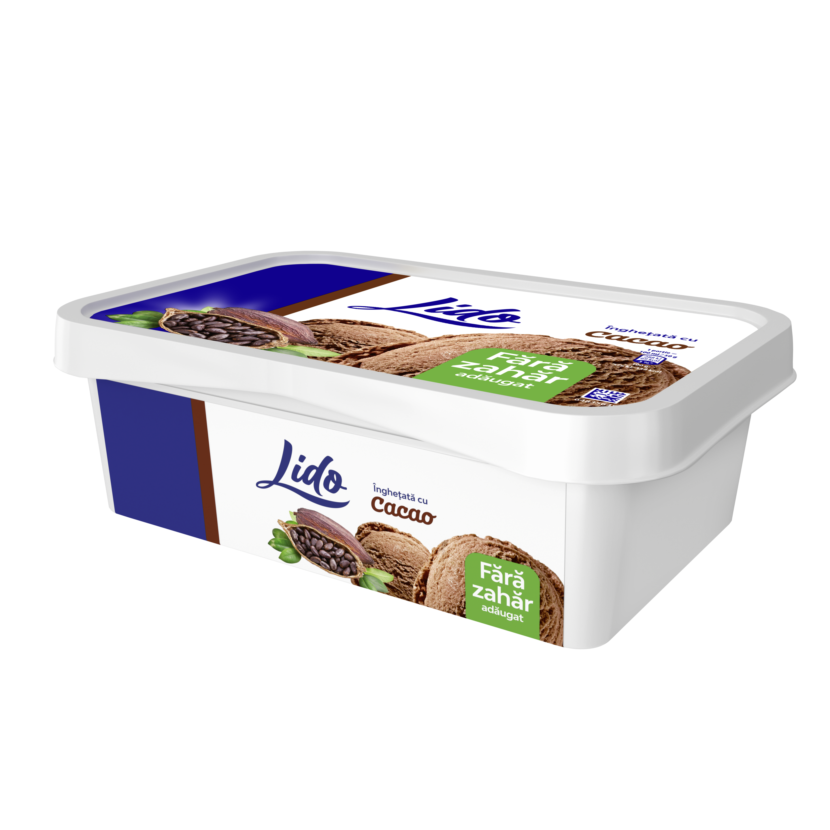 Lido Fără Zahăr Adăugat Cacao 1000ml packshot